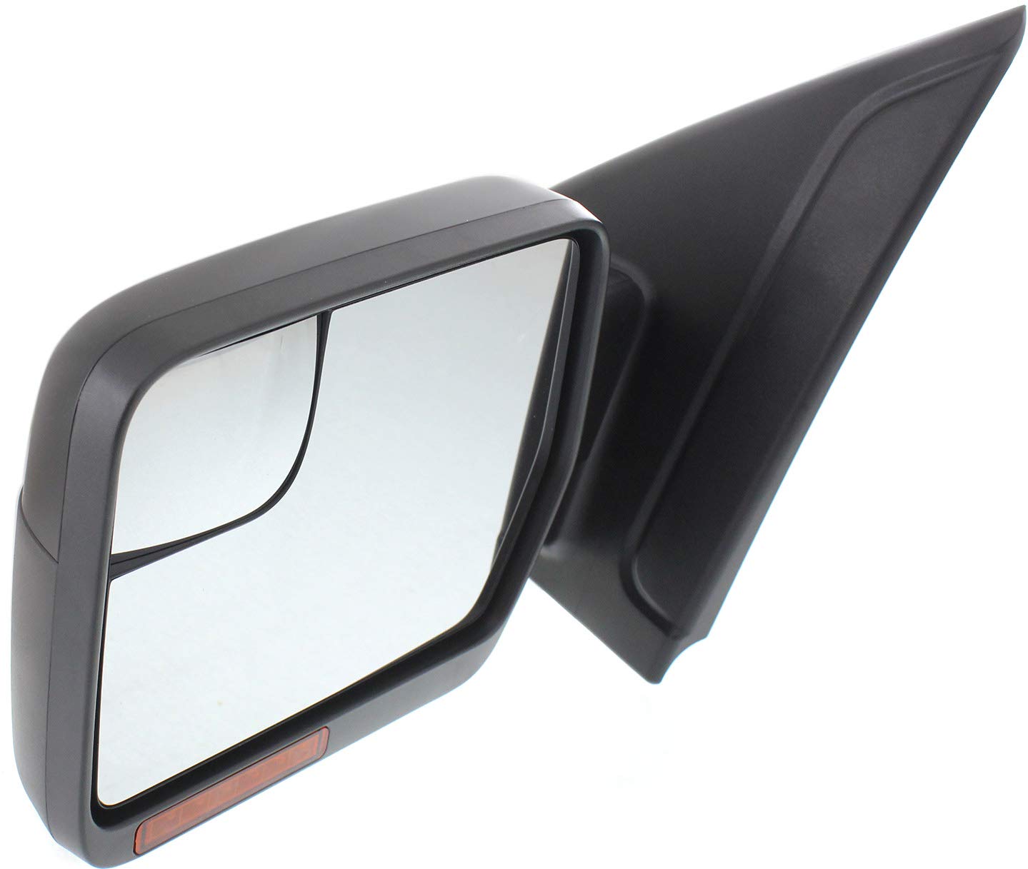 Garage-Pro Heated Power Glass Mirror with Blind Spot & Signal Light - Compatible with 2011-2014 Ford F-150 Driver Side - Perfect for Winter Driving & Enhanced Safety