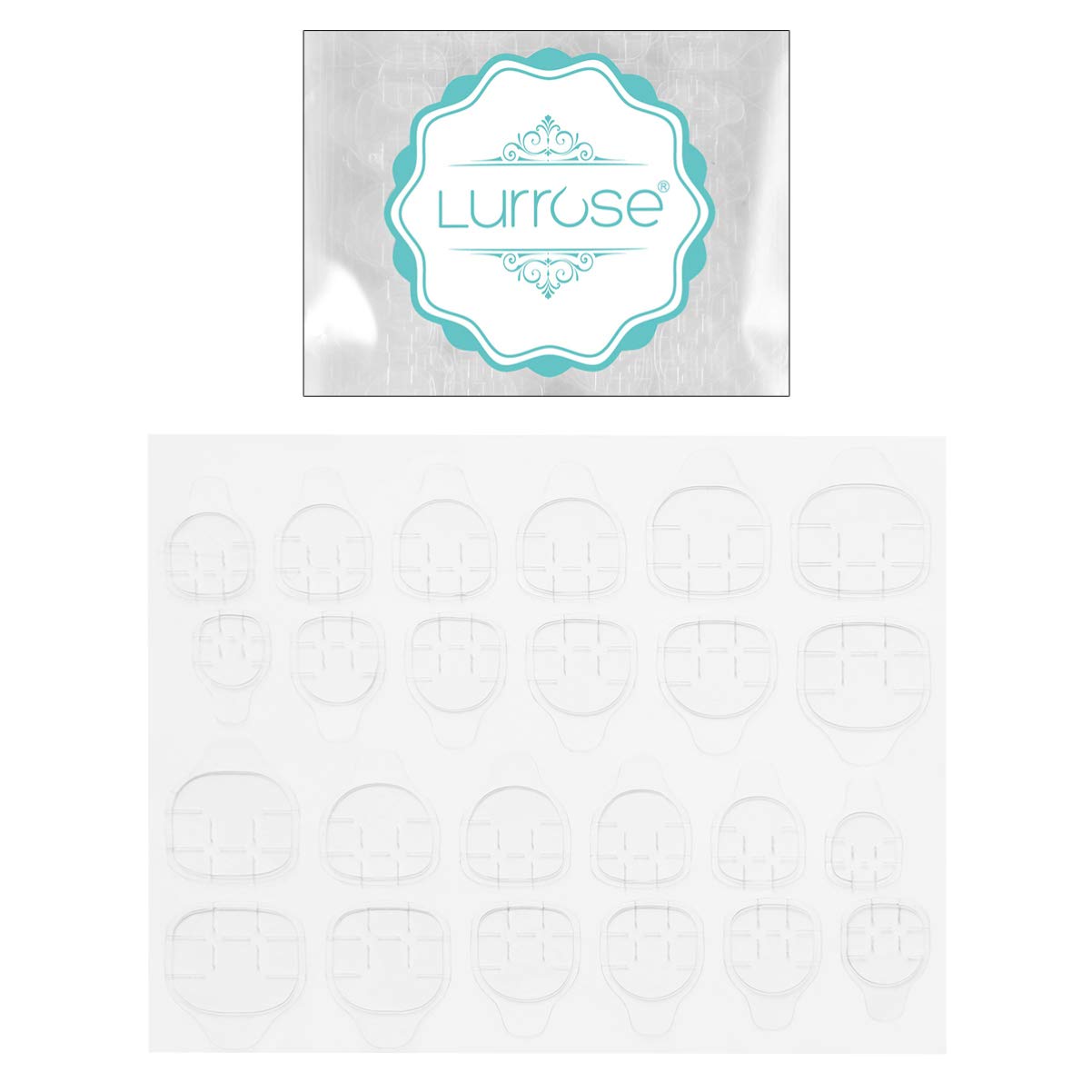 16 Sheets Double-Sided Nail Art Glue Stickers - False Nail Tips Adhesive, Temporary & Eco-Friendly Nail Glue for Women & Girls - Perfect for DIY Manicures, Nail Extensions & Salon-Quality Nails at Home