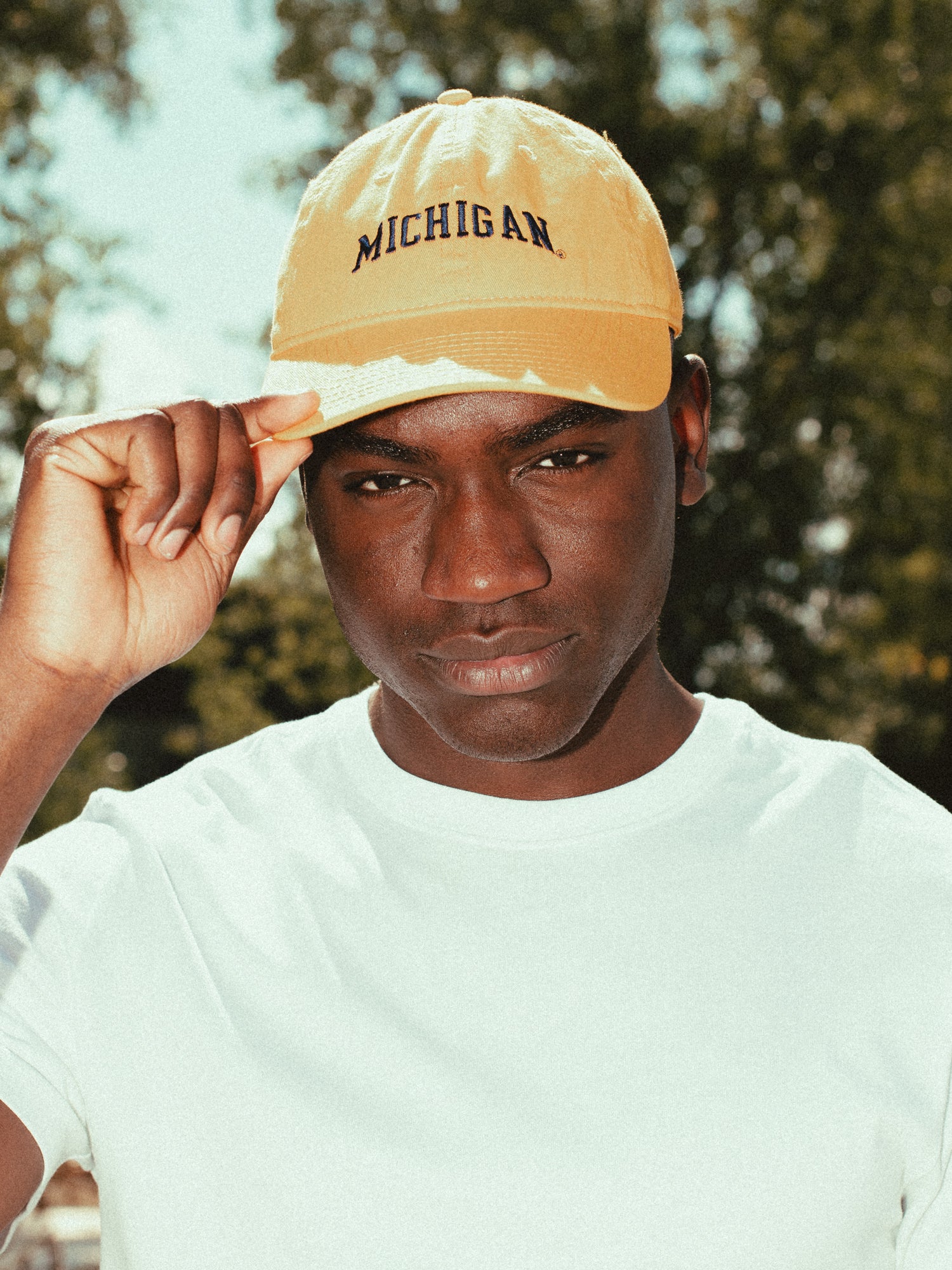 Champion Michigan Adjustable Twill Hat - Vintage Style Baseball Cap for Men & Women - Perfect for Outdoor Sports, Casual Wear, and Fan Gear