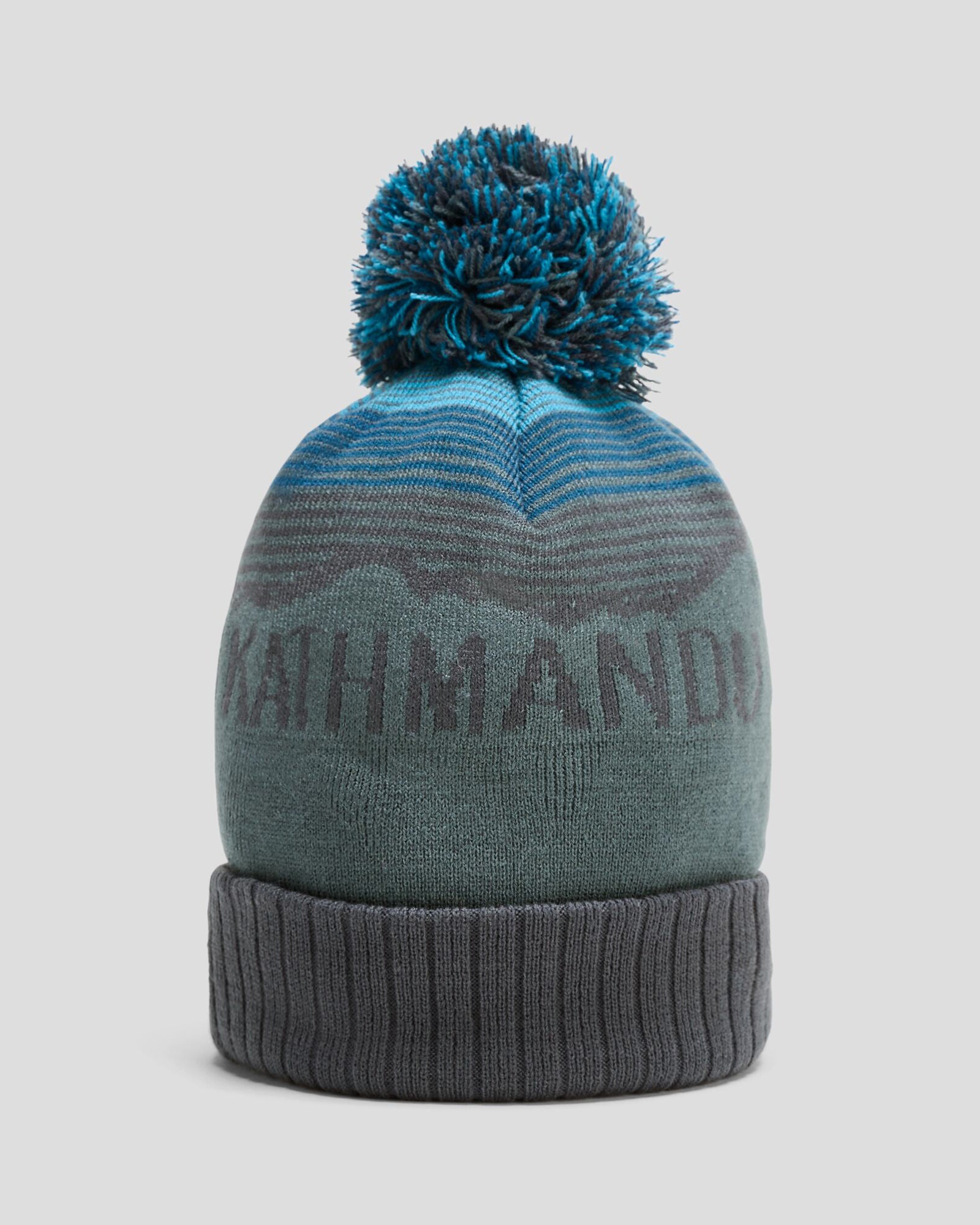MTN Skies Pompom Beanie - Soft Winter Hat for Women & Men, Night/Light/Undertow/Eddy Color Options - Cozy Knit Beanie for Cold Weather, Outdoor Activities & Casual Wear