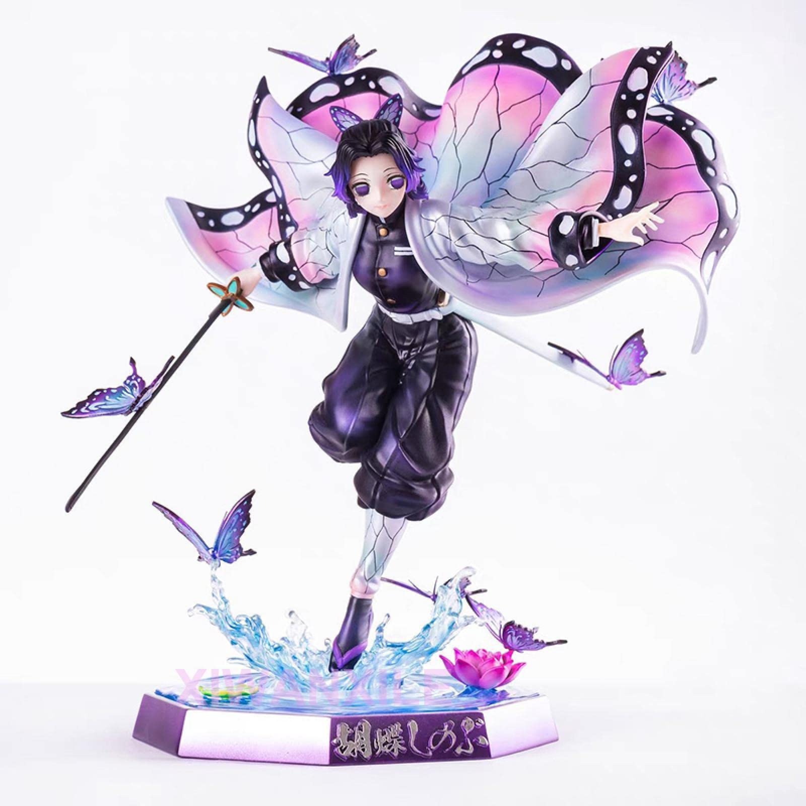 JCAMZ Demon Slayer Anime Figures Set - Kochou Shinobu, Kanroji Mitsuri, Kamado Nezuko Action Figures - Collectible Butterfly Ninja Figurines for Anime Fans | Perfect for Home Display, Office Decor, and Gift Giving