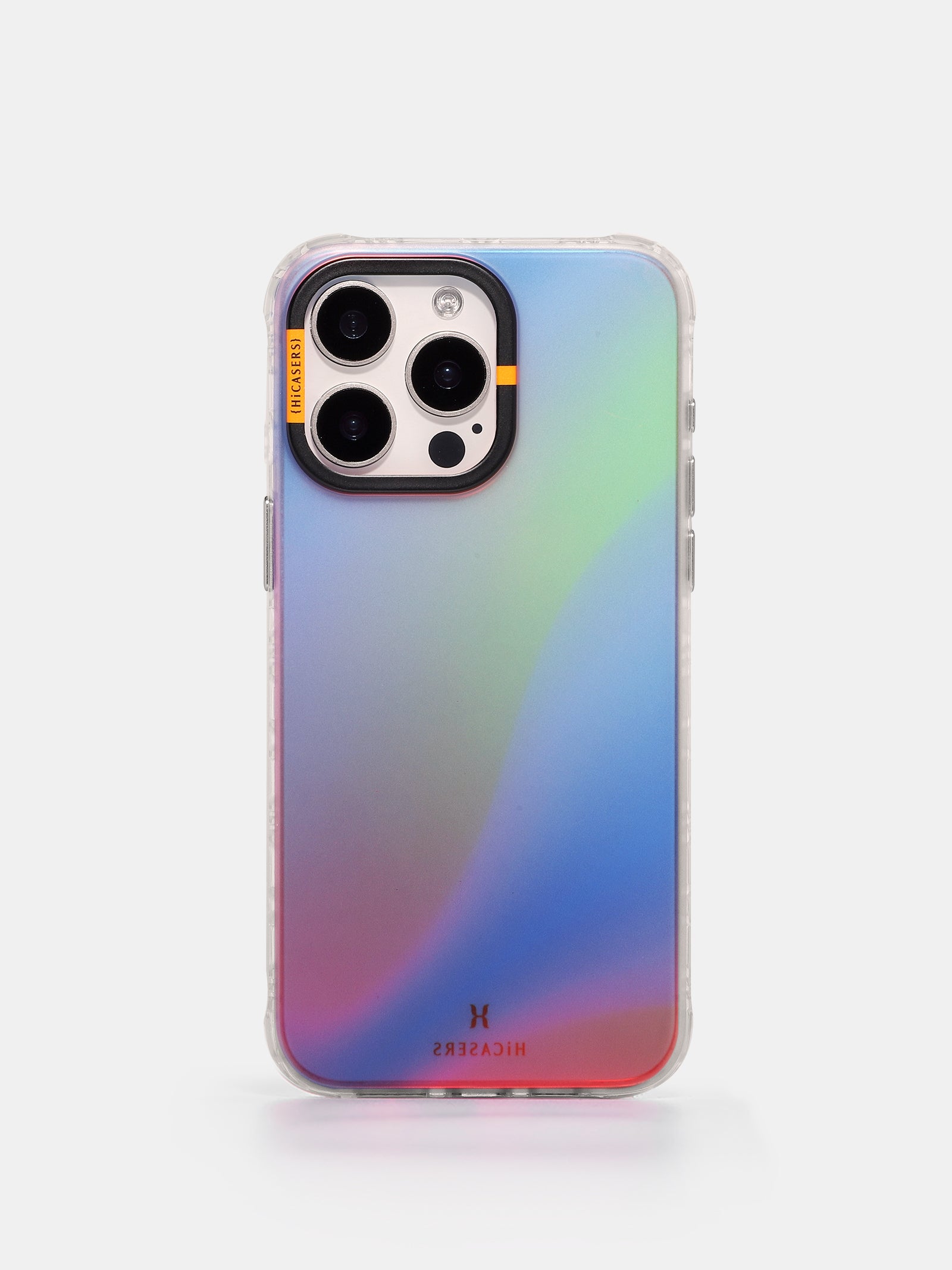 Sky Gradient Clear Phone Case - Amber & Lilac Color for iPhone & Samsung | Trendy Protective Cover for Everyday Use & Style