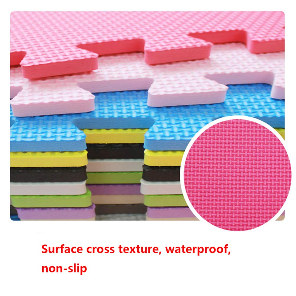 25pcs Baby EVA Foam Puzzle Play Mat - Non-Toxic Interlocking Floor Tiles for Kids Room, Nursery & Playroom - Soft Exercise Mat for Crawling, Learning & Playtime Activities