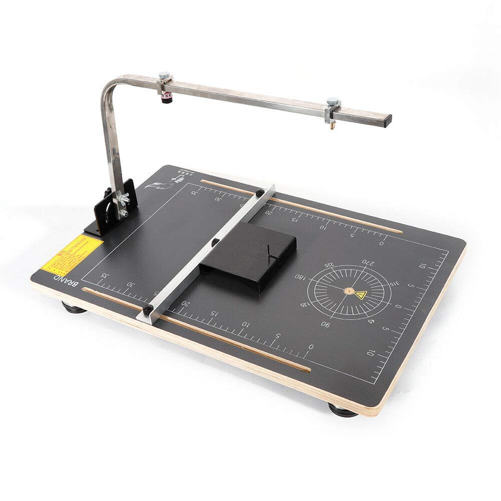 Hot Wire Foam Cutting Machine for Styrofoam, Sponge & Wax Boards - 38x58cm Desktop KT Board Cutter Tool with Stand (110V) - Perfect for DIY Crafts, Model Making & Foam Shaping Projects