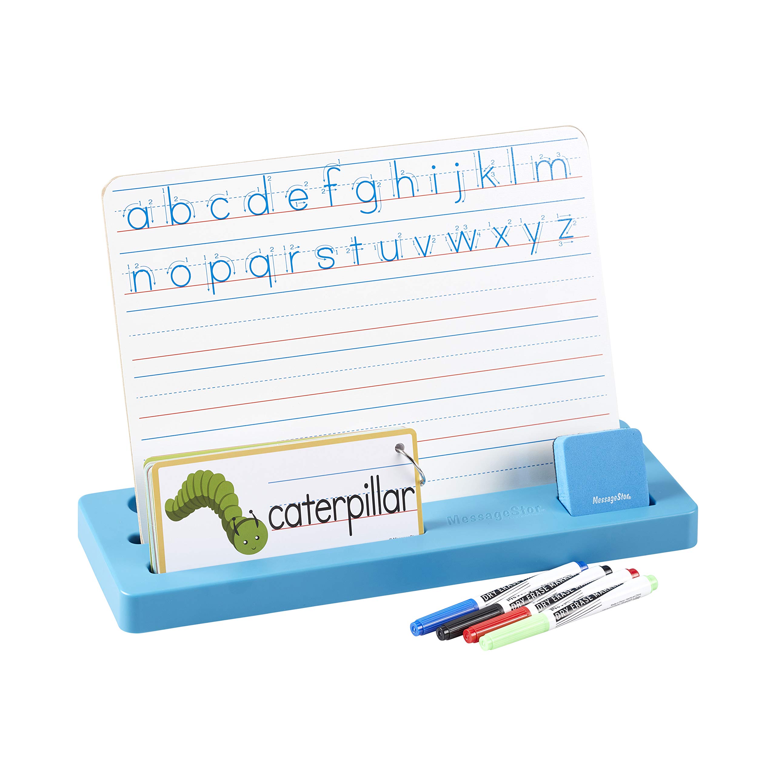 ECR4Kids Handwriting Practice Kit - Tracing Cards, Dry Erase Pens & Eraser for Kids - Learn to Write Alphabet & Numbers - Perfect for Preschool, Kindergarten & Homeschool Learning