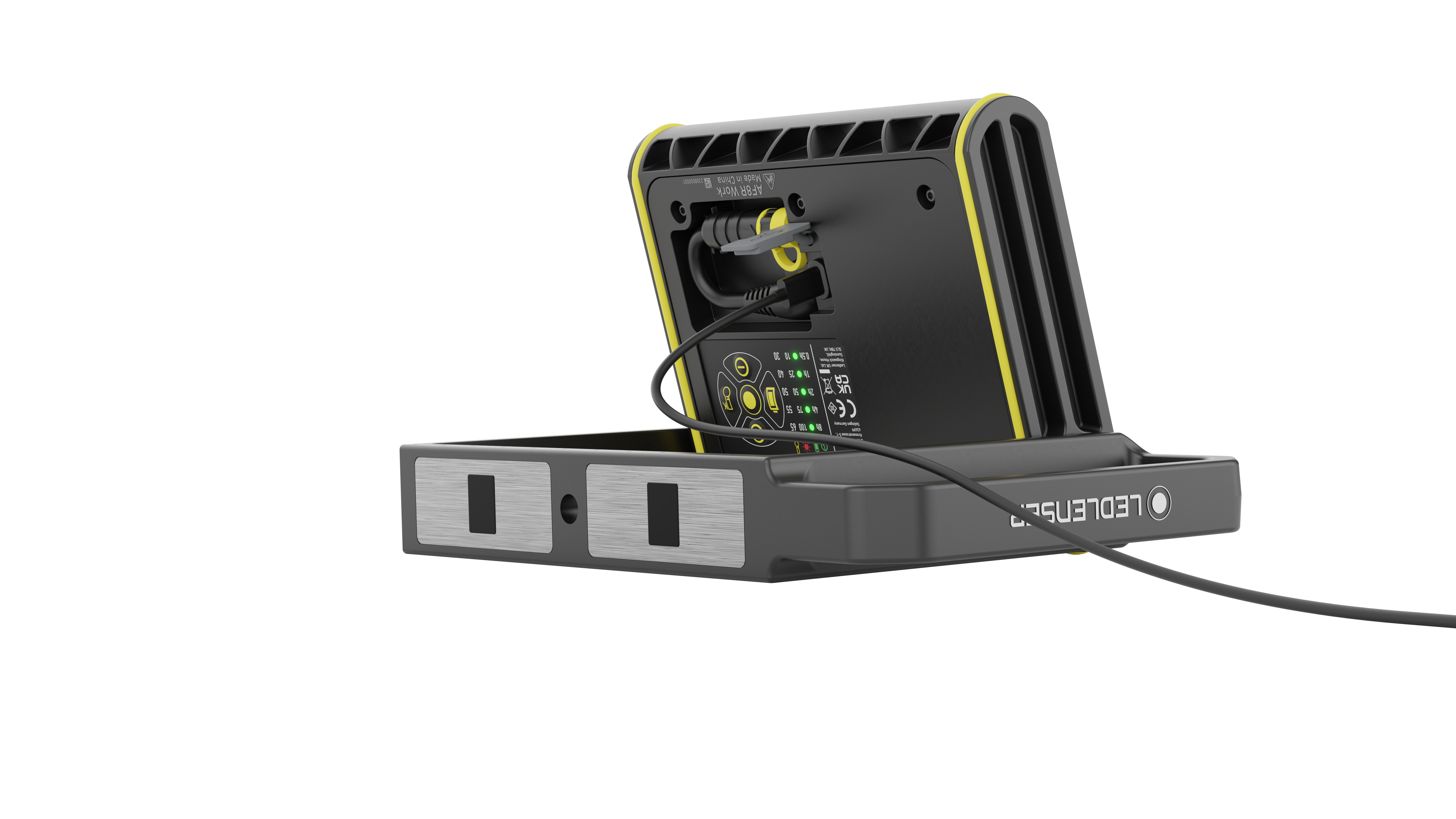 AF8R LED Work Floodlight - 5000 Lumens, IP65 Waterproof, Adjustable Outdoor Lighting for Construction, Warehouse, and Backyard Security - Bright, Durable, and Energy-Efficient Worksite Light