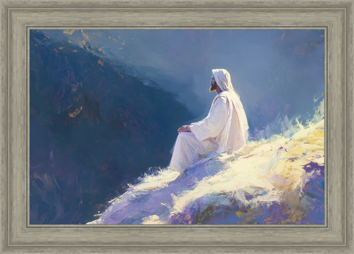 Contemplation By Justin Anna Culebro - Abstract Wall Art Painting for Home & Office Decor | Perfect for Living Room, Bedroom or Meditation Space