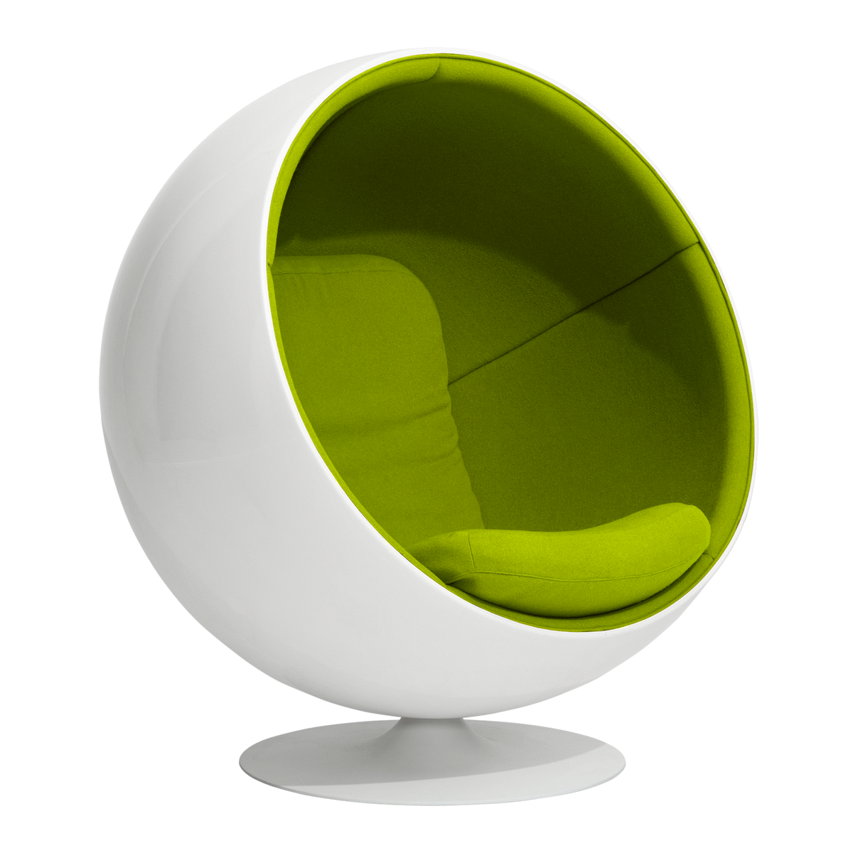 eero aarnio ball chair - Modern Egg-Shaped Lounge Chair for Living Room, Bedroom & Office - Stylish & Comfortable Seating for Relaxing, Reading & Working