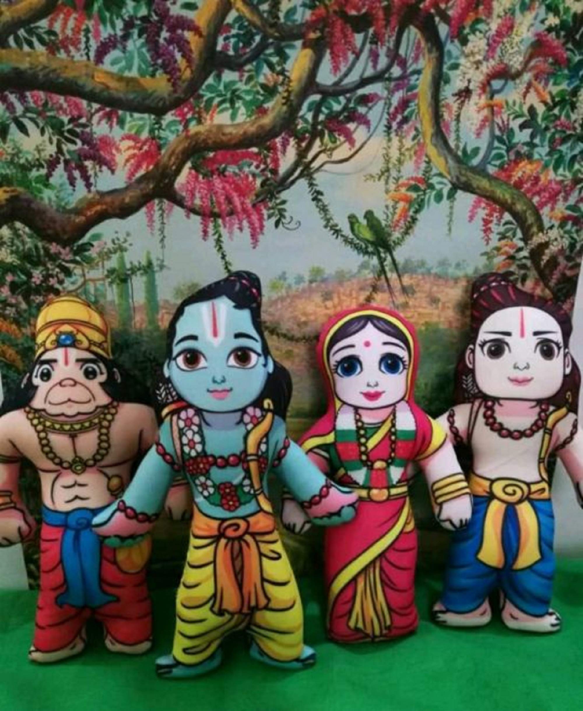 Krishna Doll Set - Ram Darbar for Home Decor & Puja