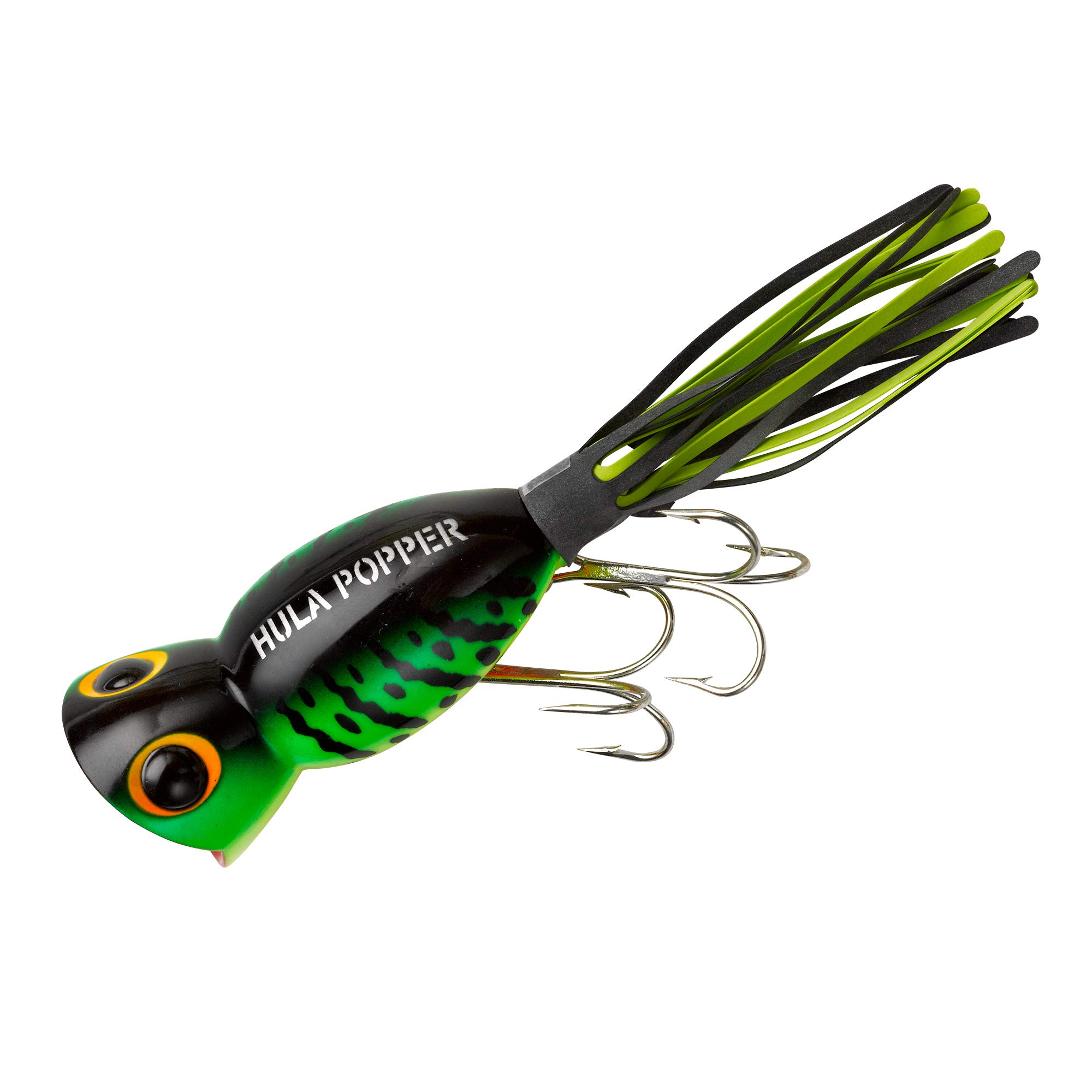 Topwater Bass Fishing Lure - Hula Popper with Realistic Action for Freshwater & Saltwater | Perfect for Casting, Trolling & Shore Fishing