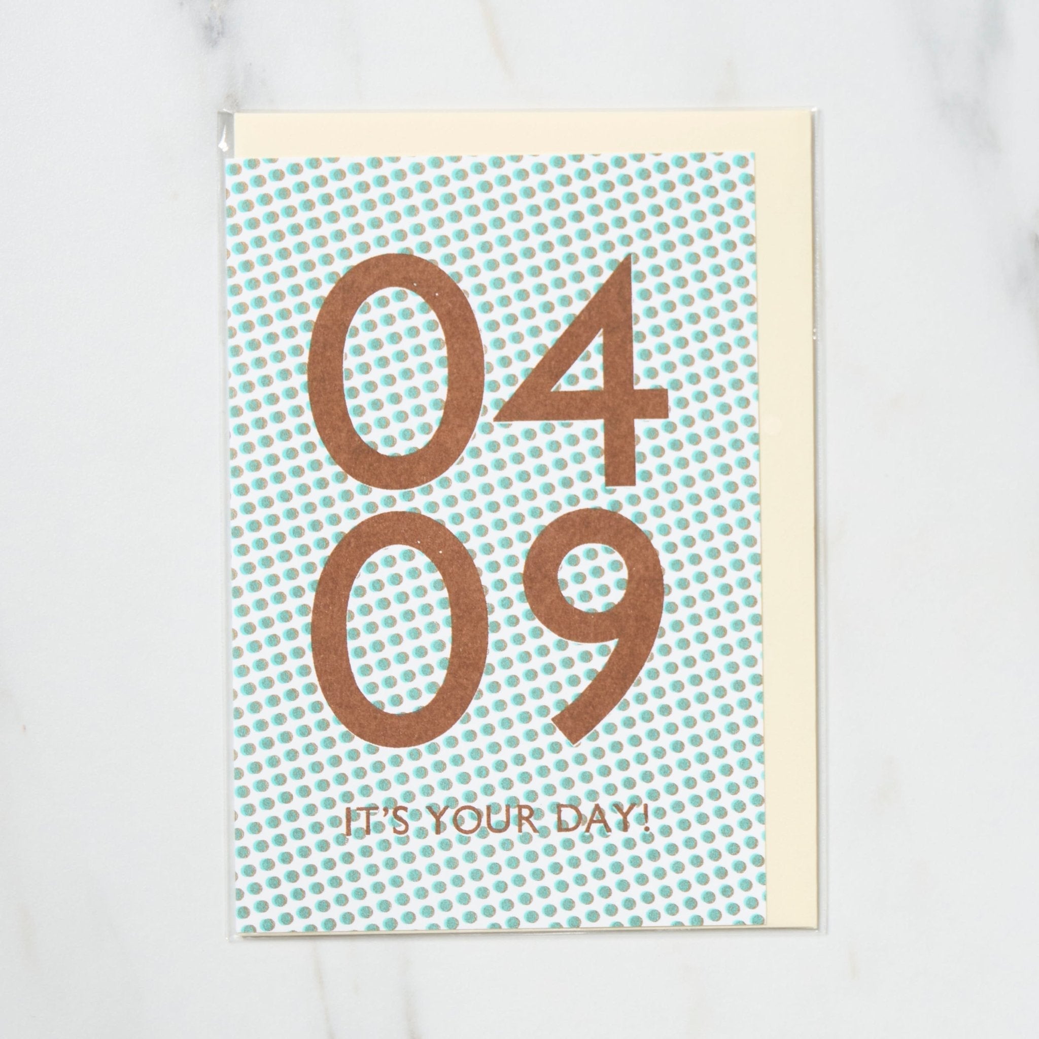 365 Find Your Day Card - April Edition | Premium Letterpress Greeting Card for Birthdays, Anniversaries & Special Occasions