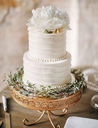 Opulent Treasures 3-Piece Antique Silver Cake Stand Set - Elegant Metal Dessert Display for Weddings, Birthdays & Graduations | Perfect for Cupcakes, Pastries & Decorative Serving