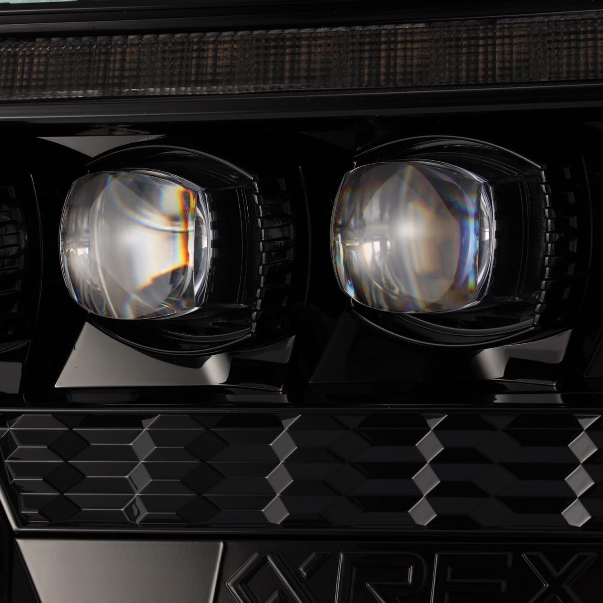 12-15 Toyota Tacoma NOVA Series LED Projector Headlights - Alpha Black | High-Performance Lighting Upgrade for Off-Road & Night Driving