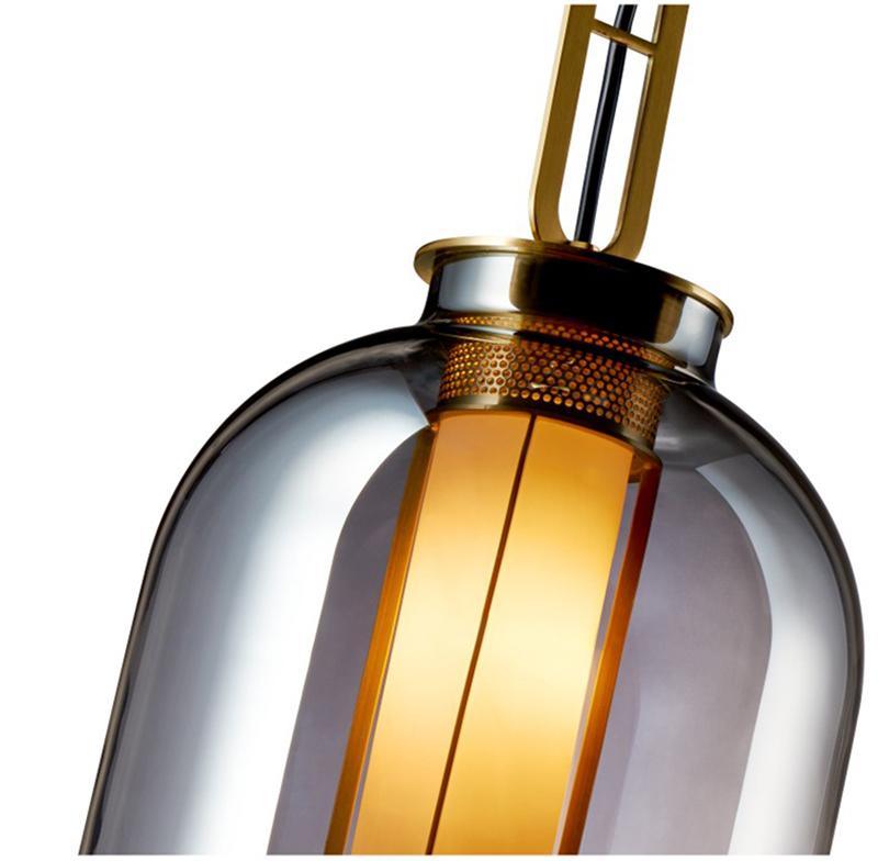 Bai Family Pendant Light - Modern Glass Ceiling Light Fixture for Dining Room, Kitchen Island & Bedroom Decor | Dimmable Hanging Chandelier