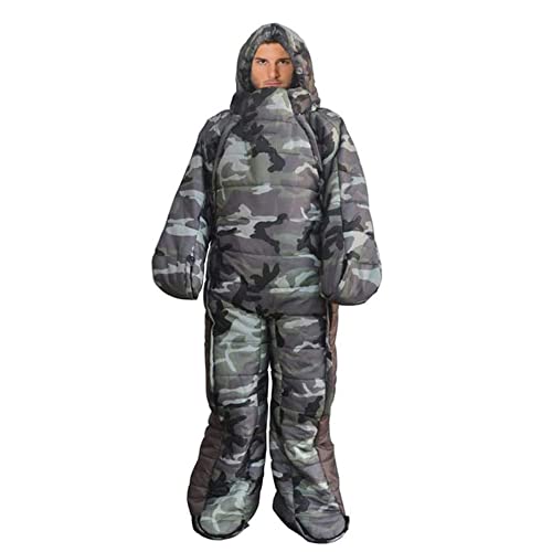 Ultralight Windproof Adult Sleeping Bag for Winter Camping - Wearable, Lightweight & Cold Protection - Perfect for Hiking, Backpacking, Climbing & Outdoor Adventures (XL Size)