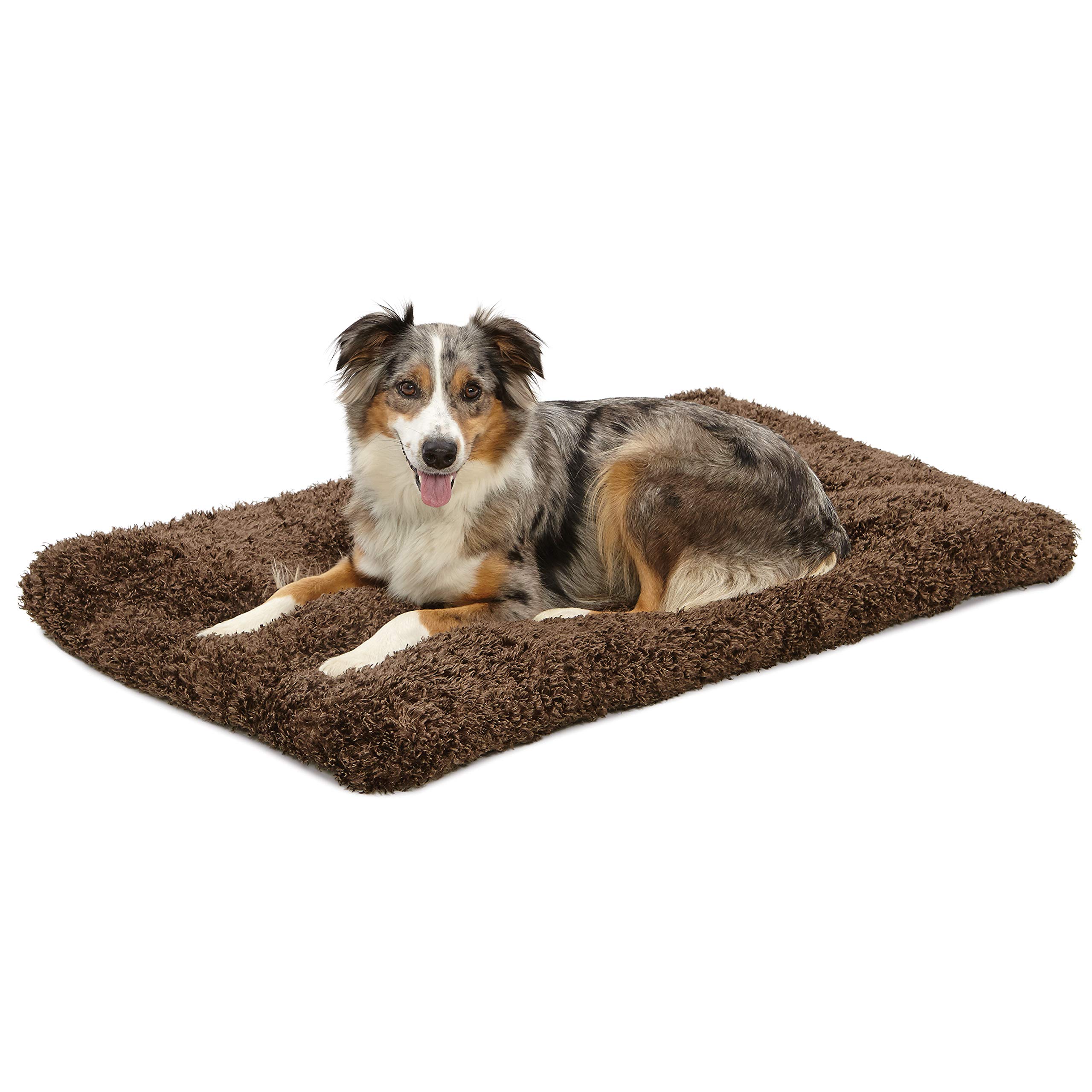 Midwest Homes for Pets Deluxe Orthopedic Dog Bed - Super Plush Pet Bed for Large Dogs & Cats | Waterproof Cover, Machine Washable | Perfect for Crates, Kennels & Home Use - 42
