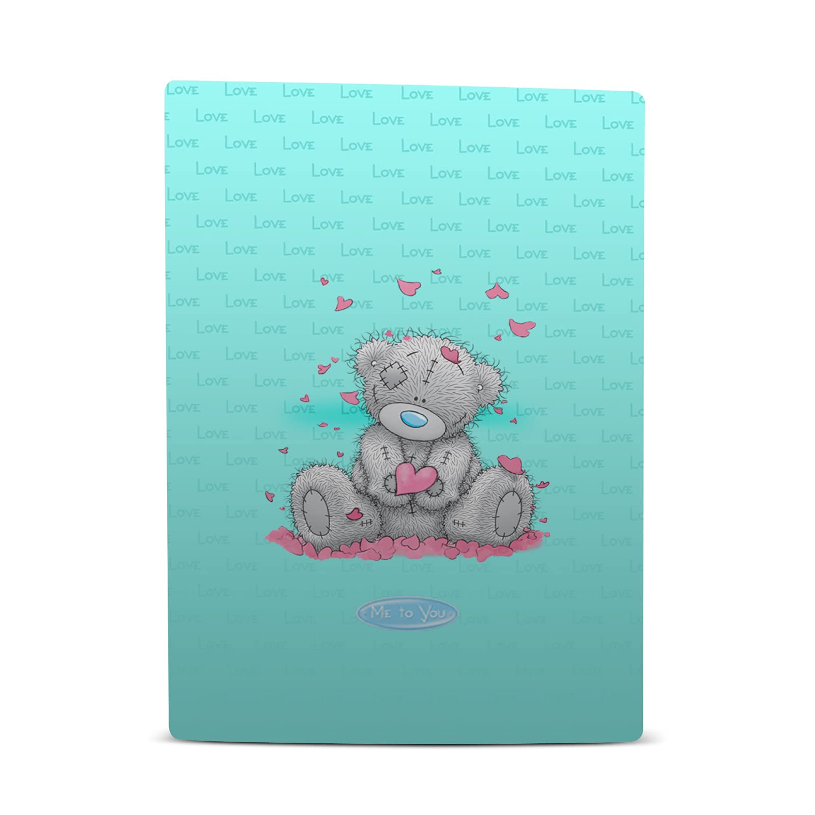 Officially Licensed Me to You Love Classic Tatty Teddy PS5 Skin - Matte Vinyl Faceplate Sticker Cover Compatible with Sony PlayStation 5 Digital Edition Console - Perfect for Gaming Protection & Personalization