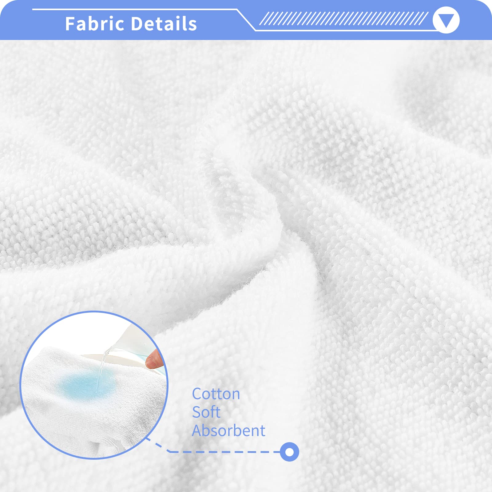 Premium Cotton Washcloths for Face, Hands & Body - Ultra Soft & Highly Absorbent 12x12 Inch Bath Towels (Pack of 2) | Ideal for Spa, Baby Care & Gentle Exfoliation