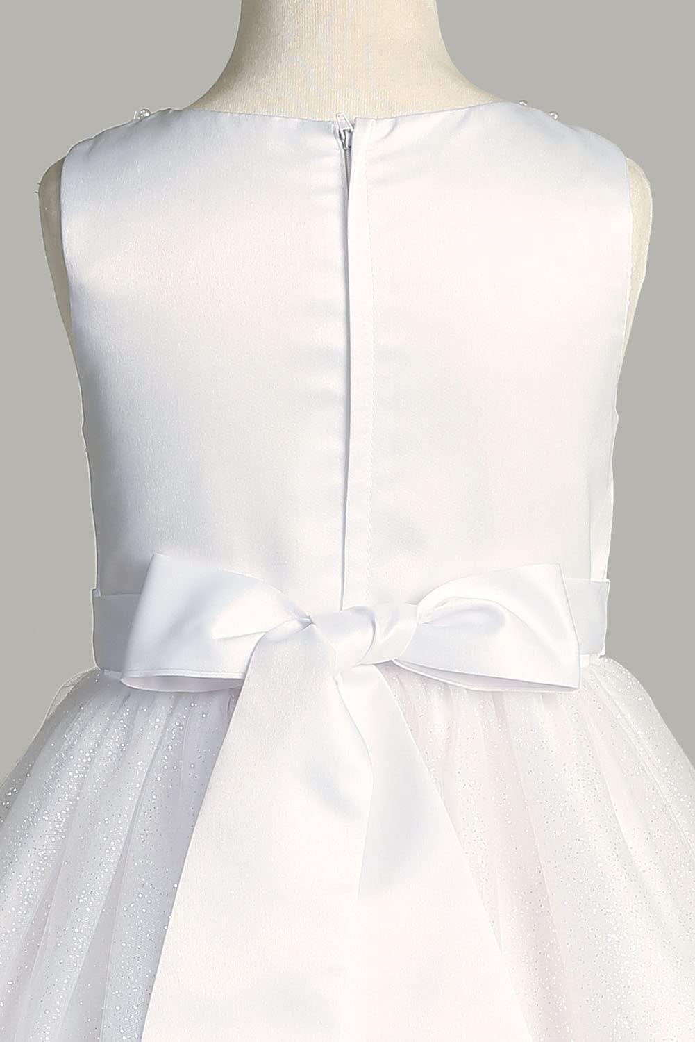 Pink Princess First Communion Dresses for Girls 7-16 | 1st Holy White Dress Plus Size | Perfect for Church Ceremonies & Special Occasions