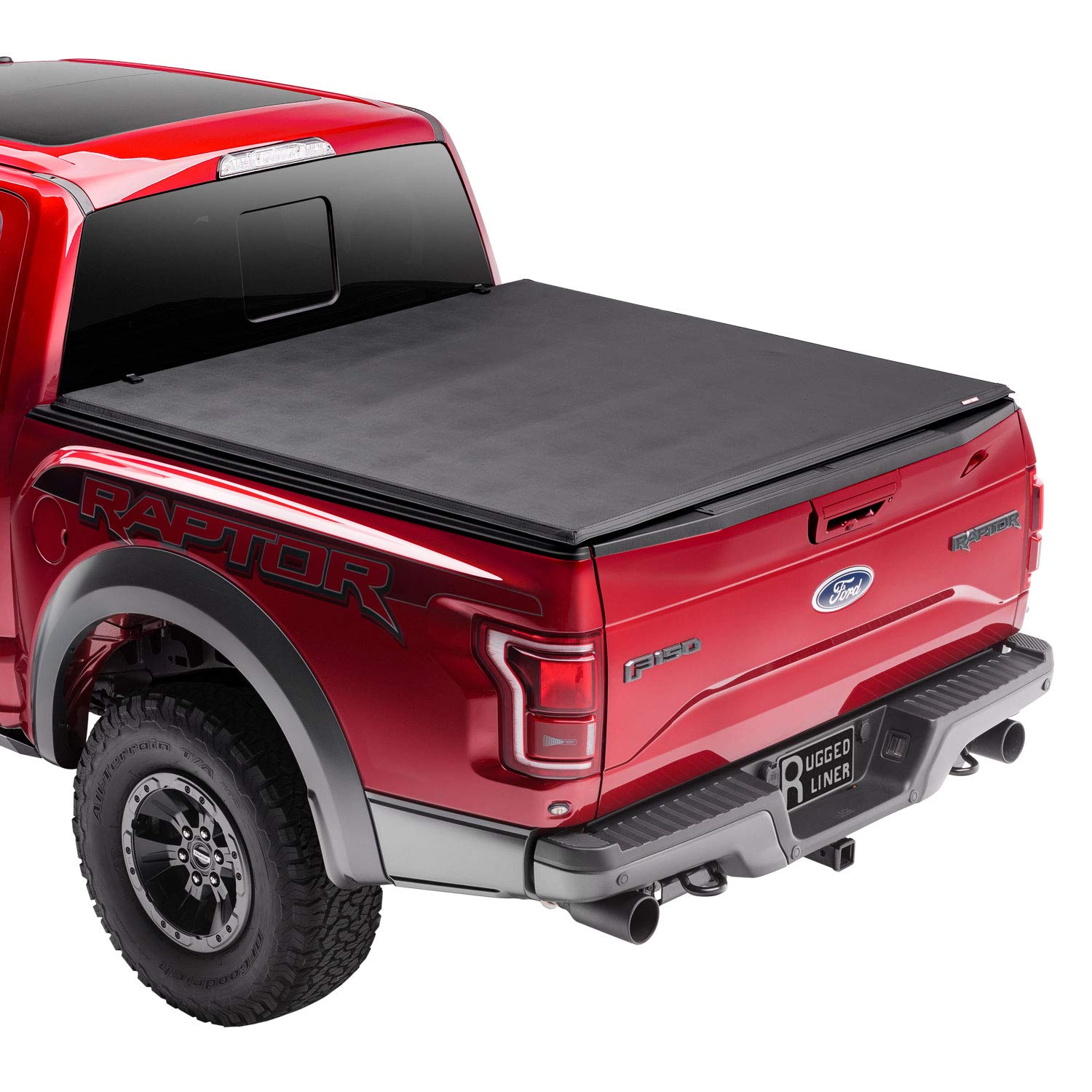 Rugged Liner Premium Soft Folding Truck Bed Tonneau Cover FCC5507 - Compatible with 2007-2013 Chevy Silverado & GMC Sierra 5.9 ft (69.3