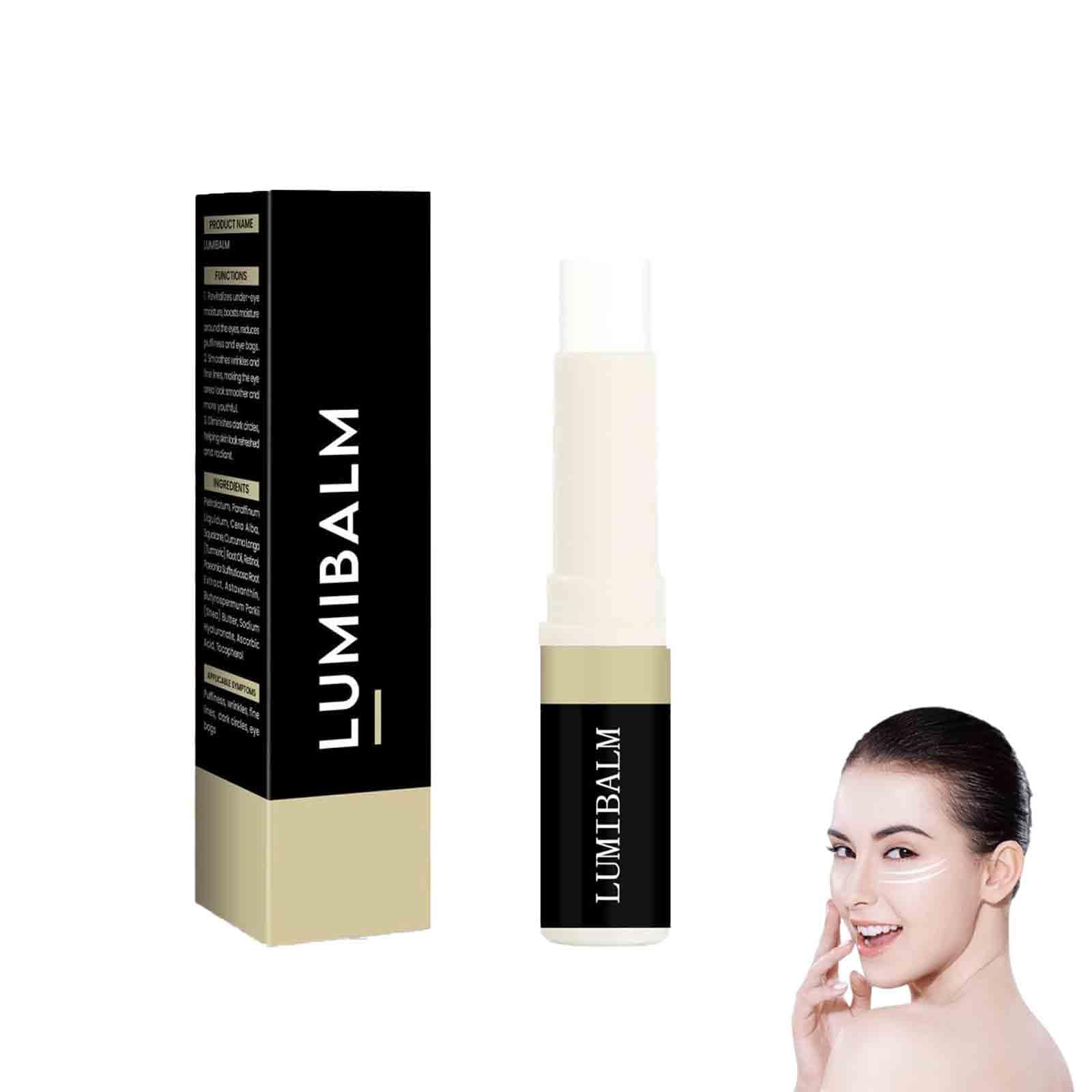 Luminara Lumibalm Eye Stick - Dark Circle & Puffiness Treatment, Anti-Aging Under Eye Cream for Wrinkles & Fine Lines - Perfect for Morning Skincare Routine & Travel