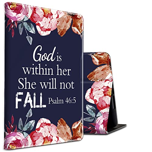 Bible Verses Psalm 46-5 with Flowers