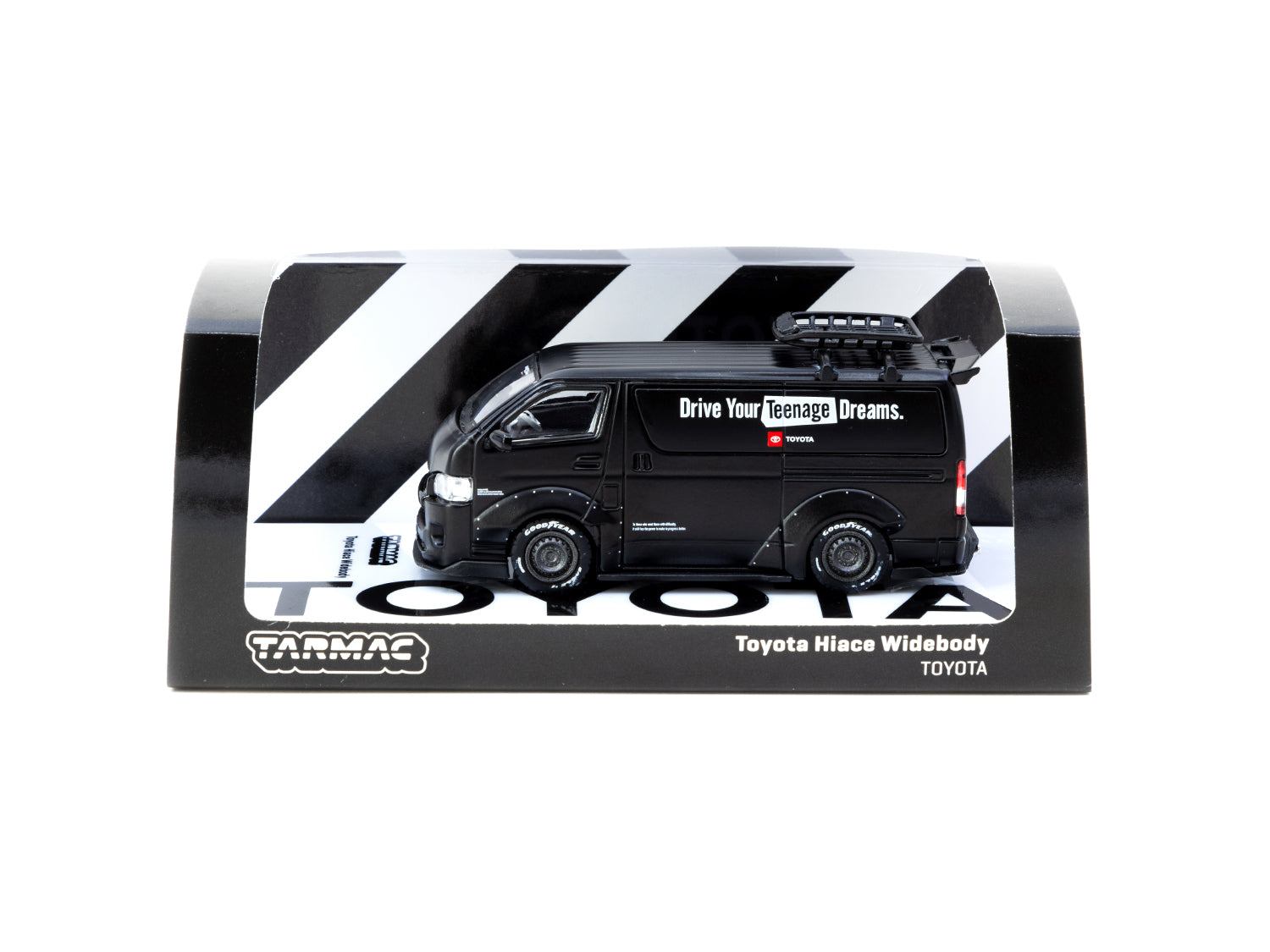 Tarmac Works 1/64 Scale Toyota Hiace Widebody Diecast Model Car - Hobby64 Collectible Toy for Display & Racing Scenes