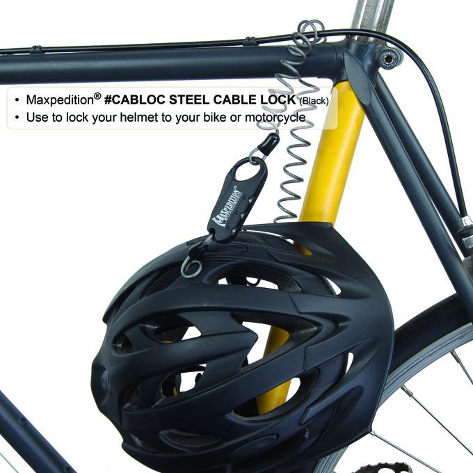 Heavy Duty Steel Cable Lock with Key - Secure Bikes, Motorcycles, Gates & Outdoor Equipment - Weatherproof & Anti-Theft Security for Home, Garage & Travel Use