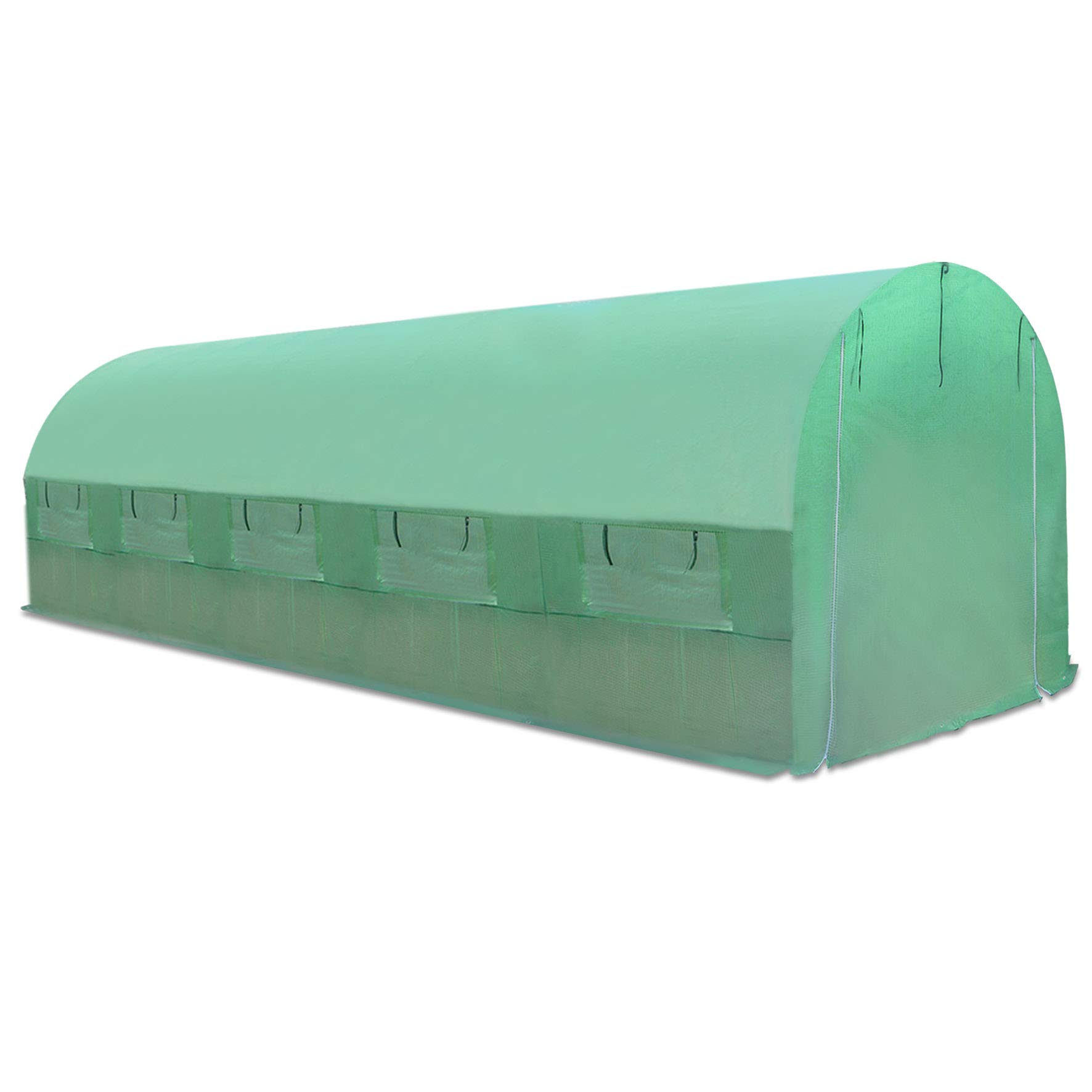 Heavy Duty Camel Greenhouse Replacement Cover - 24.6'x10'x7' Walk-in Outdoor Plant Gardening Greenhouse Cover (Frame Not Included) | Perfect for Protecting Vegetables, Flowers & Seedlings from Harsh Weather