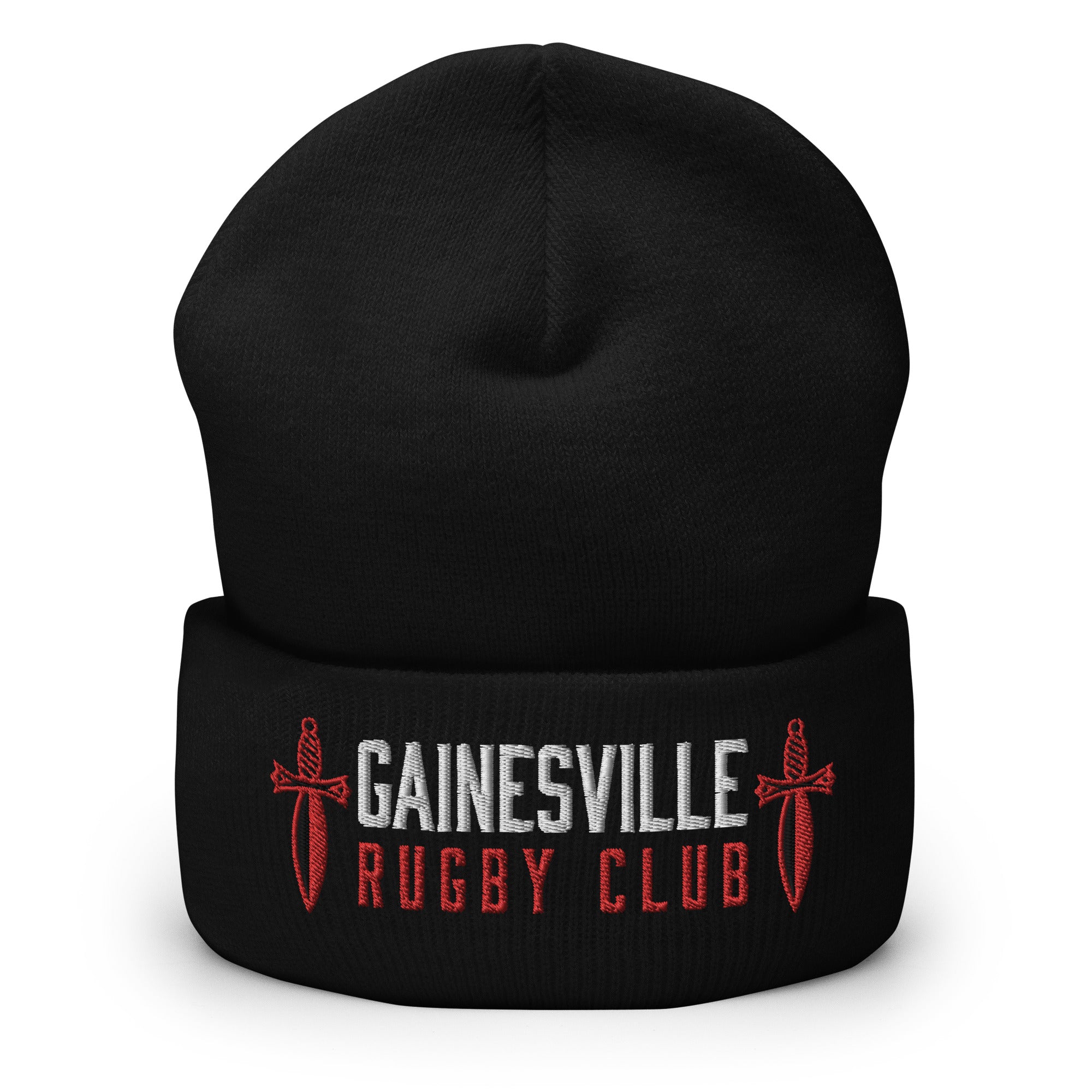 Gainesville Spartans RFC Cuffed Beanie - Warm Winter Knit Hat for Men & Women - Perfect for Rugby Fans, Outdoor Sports, and Cold Weather Activities