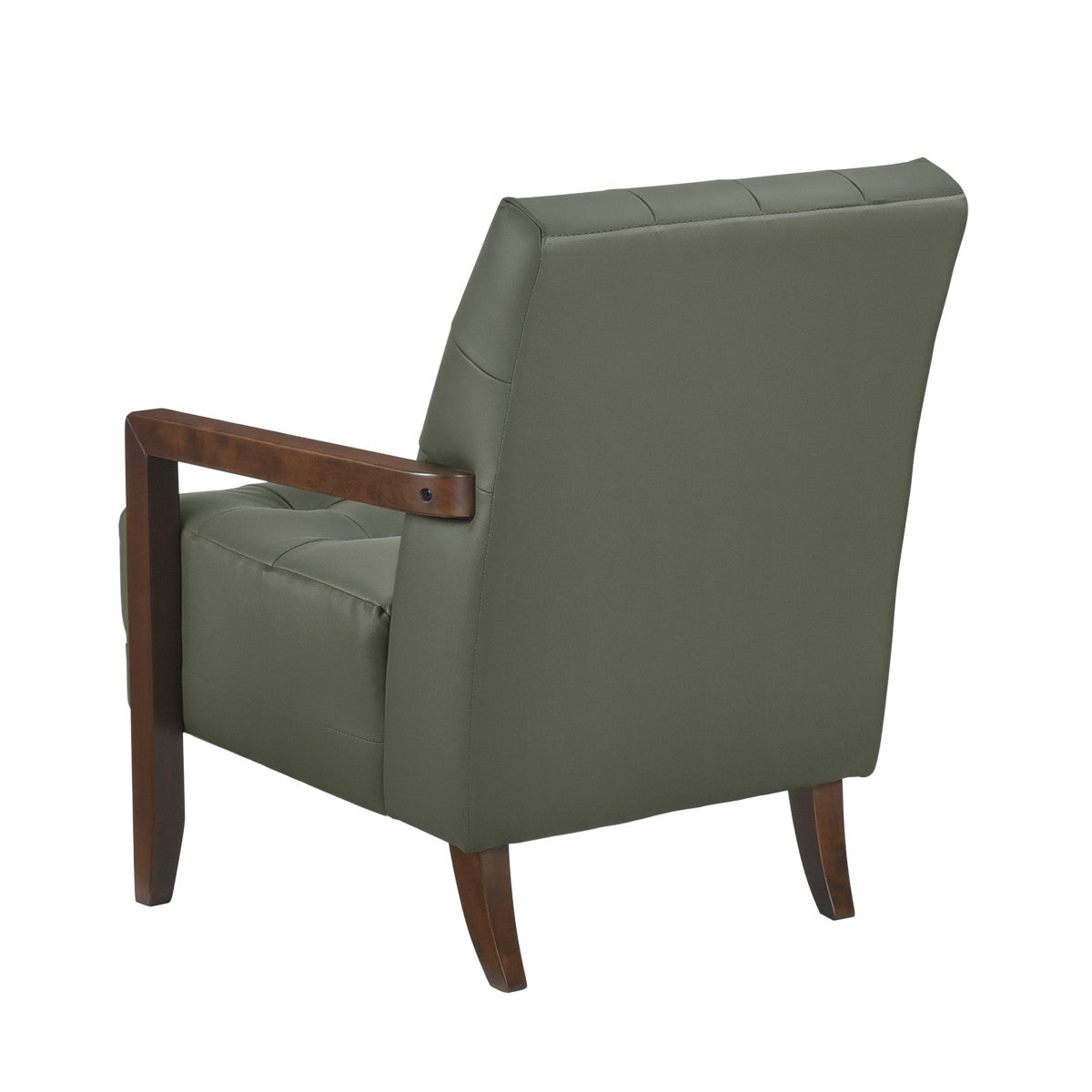Archam Accent Chair in Green - Modern Lounge Chair for Living Room, Bedroom & Office Decor