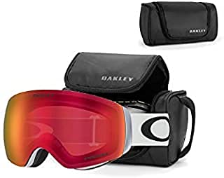 Oakley Flight Deck XM Snow Goggles - Matte Black Frame with Prizm Torch Iridium Lens - Includes Lens Cleaning Kit - Perfect for Skiing & Snowboarding