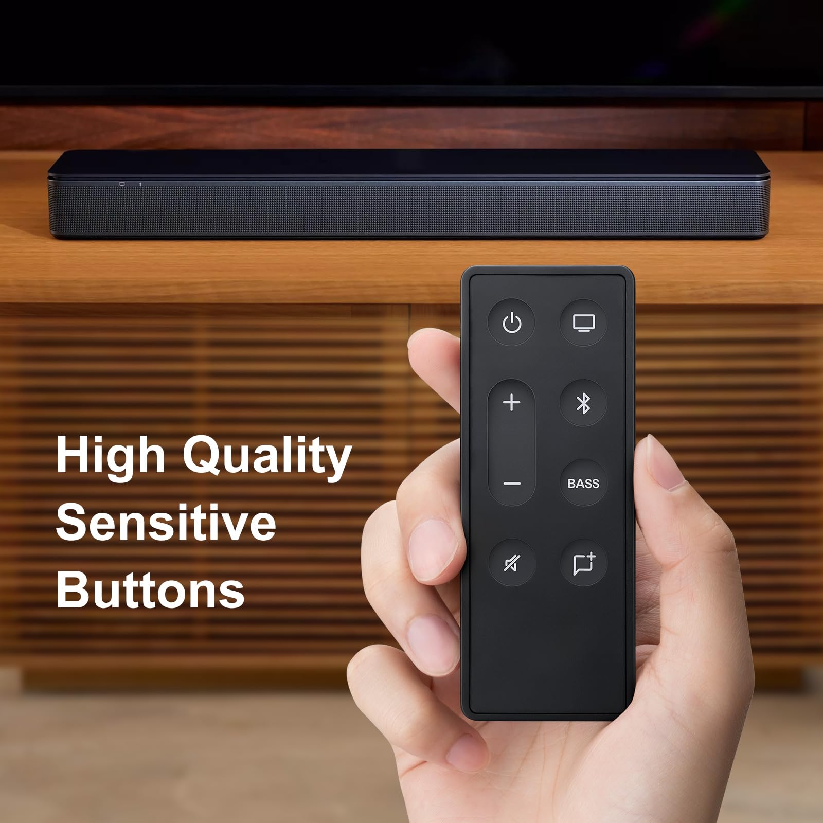 Original Bose TV Speaker & Solo Soundbar Series II Replacement Remote Control - Compatible with Bose Sound Systems for Home Theater & Entertainment Setup