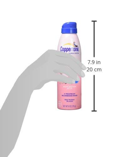 Coppertone Water Babies Sunscreen Lotion Spray SPF 50 - Pediatrician Recommended Baby Sunscreen, Water Resistant & Hypoallergenic for Infants & Toddlers, 6 Oz - Perfect for Beach, Pool & Outdoor Activities
