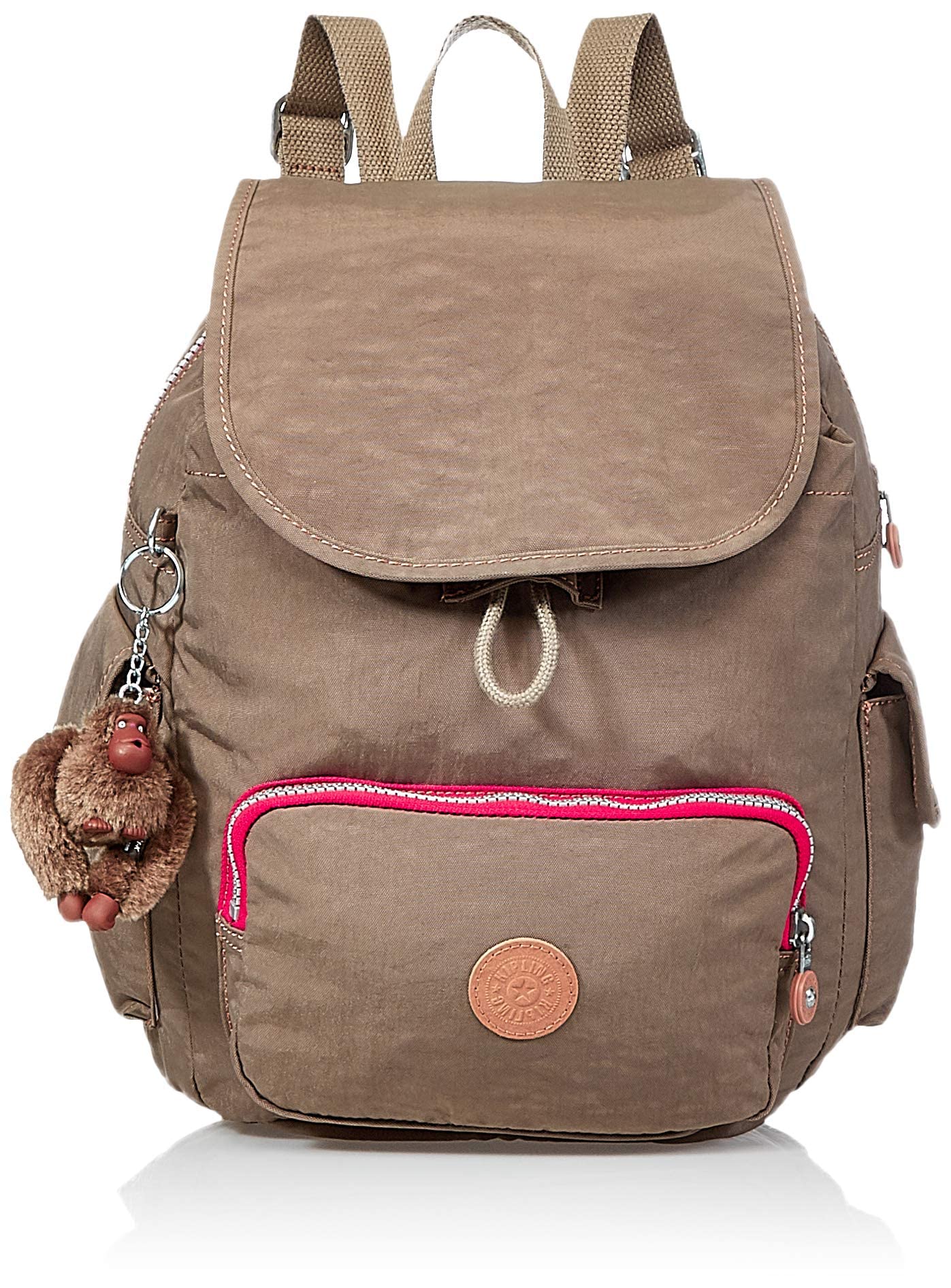 Kipling Backpack for Women & Men - Lightweight Durable Laptop Backpack with USB Charging Port - Perfect for Travel, School & Work (Black)