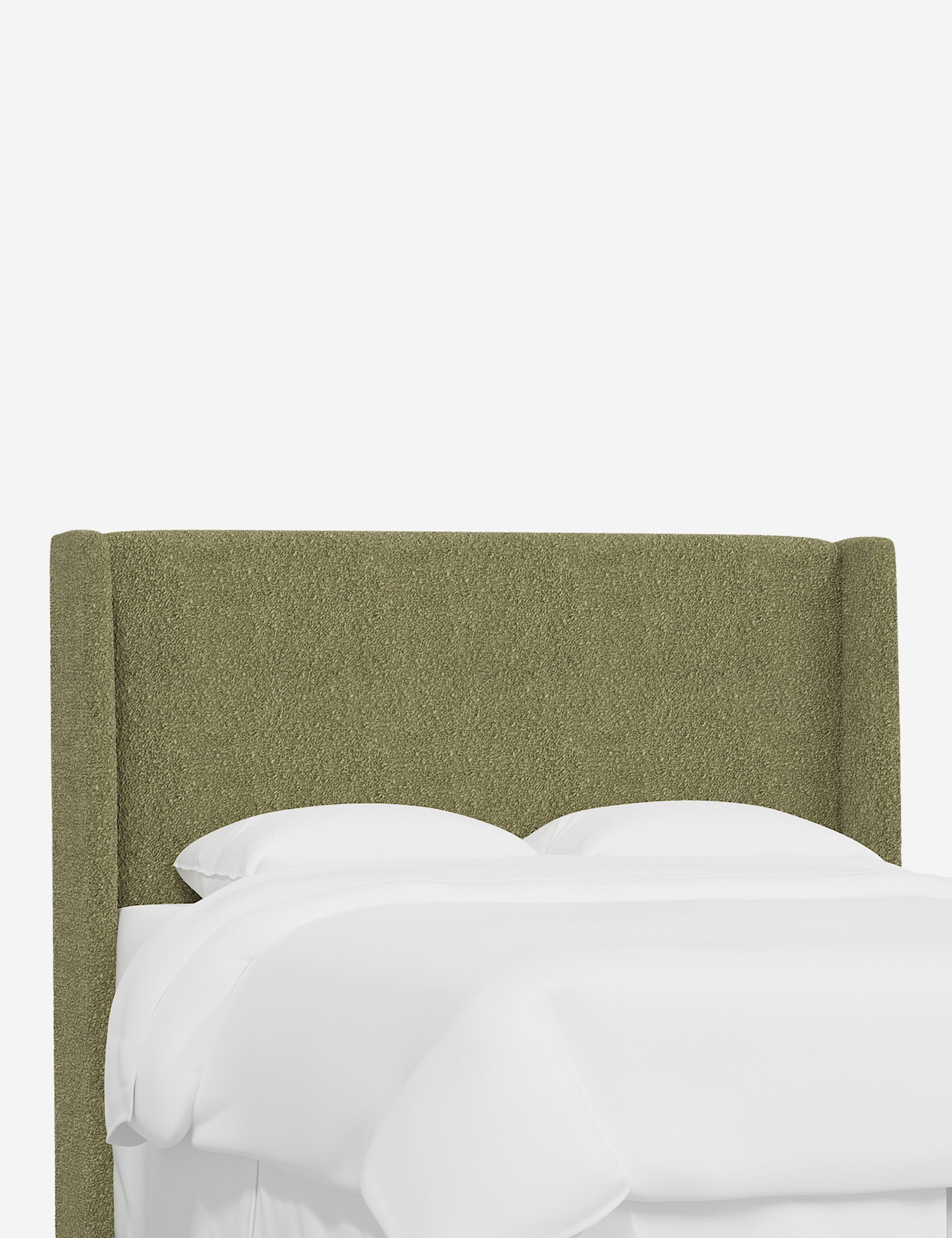Adara Upholstered Headboard - Queen Size Bed Frame Headboard with Nailhead Trim - Perfect for Master Bedroom, Guest Room & Home Decor