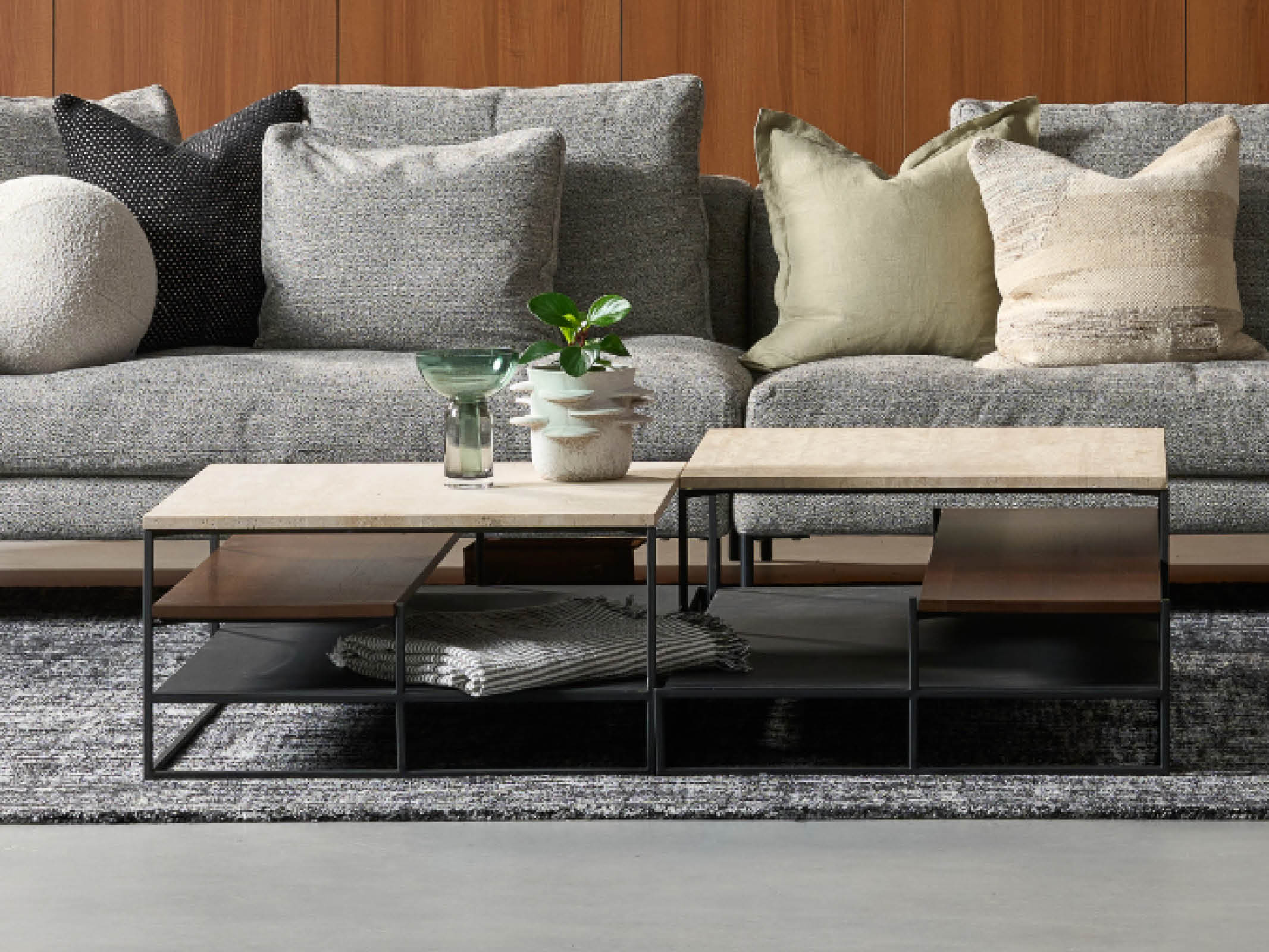 Modern Podium Coffee Table - Mid-Century Style Lift Top Living Room Furniture for Home Decor, Office & Lounge Use