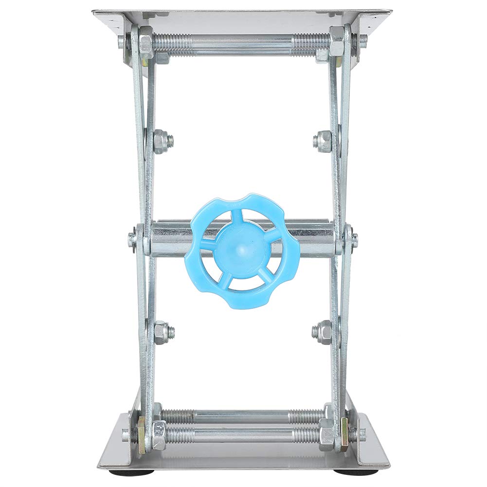Agatige Stainless Steel Manual Adjustable Lab Stand Table - Laboratory Lifting Platform for Precise Experiment Height Adjustment - Perfect for Chemistry, Biology & Physics Labs