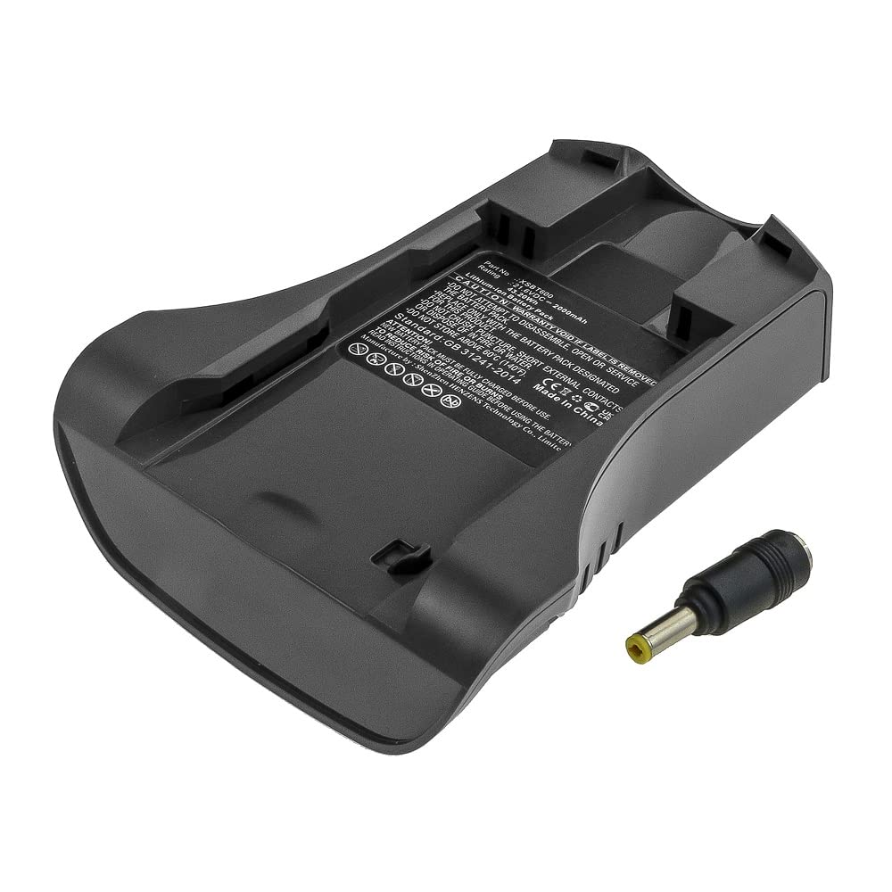 Synergy Digital Shark X1 Vacuum Cleaner Replacement Battery - 21.6V 2000mAh Li-ion High Capacity Battery Compatible with Shark XSBT600 - Perfect for Deep Cleaning Carpets, Hard Floors & Pet Hair Removal