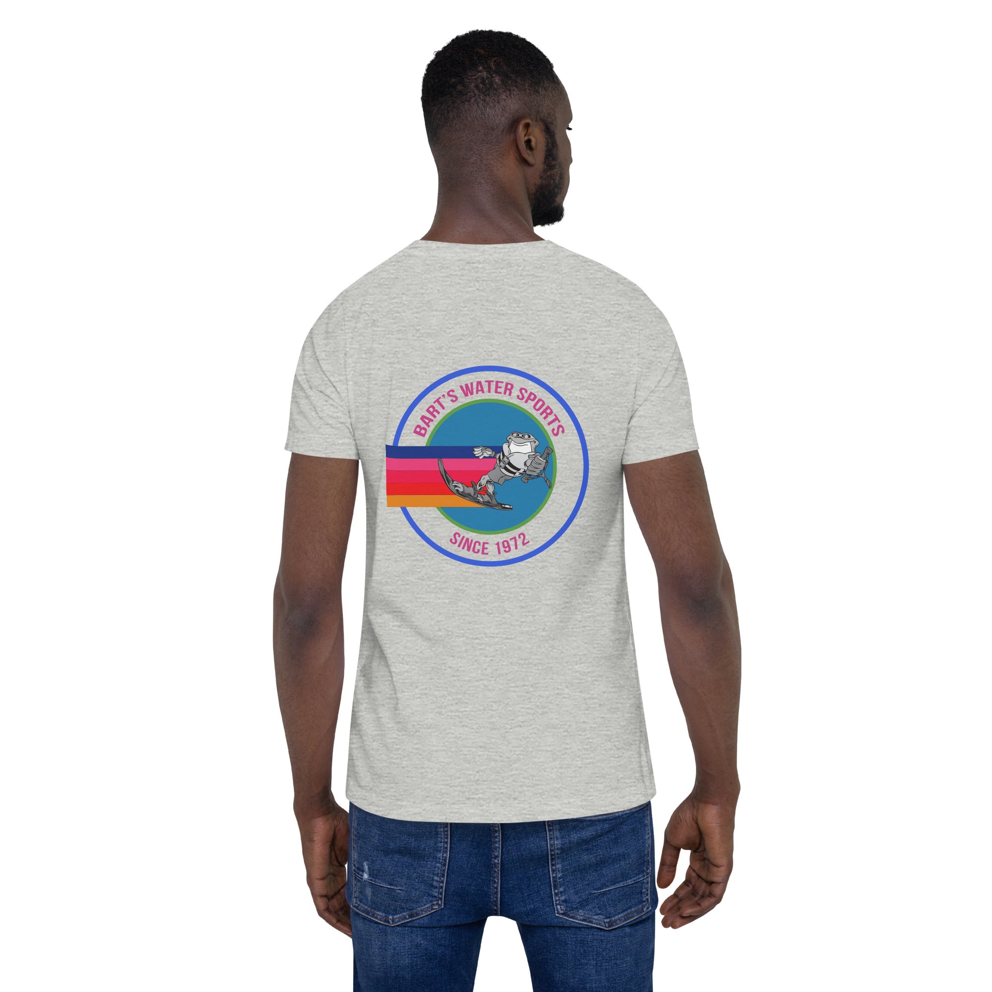 Frog Slalom Ski Unisex T-Shirt - Bart's Water Sports - Perfect for Wakeboarding, Waterskiing & Lake Adventures