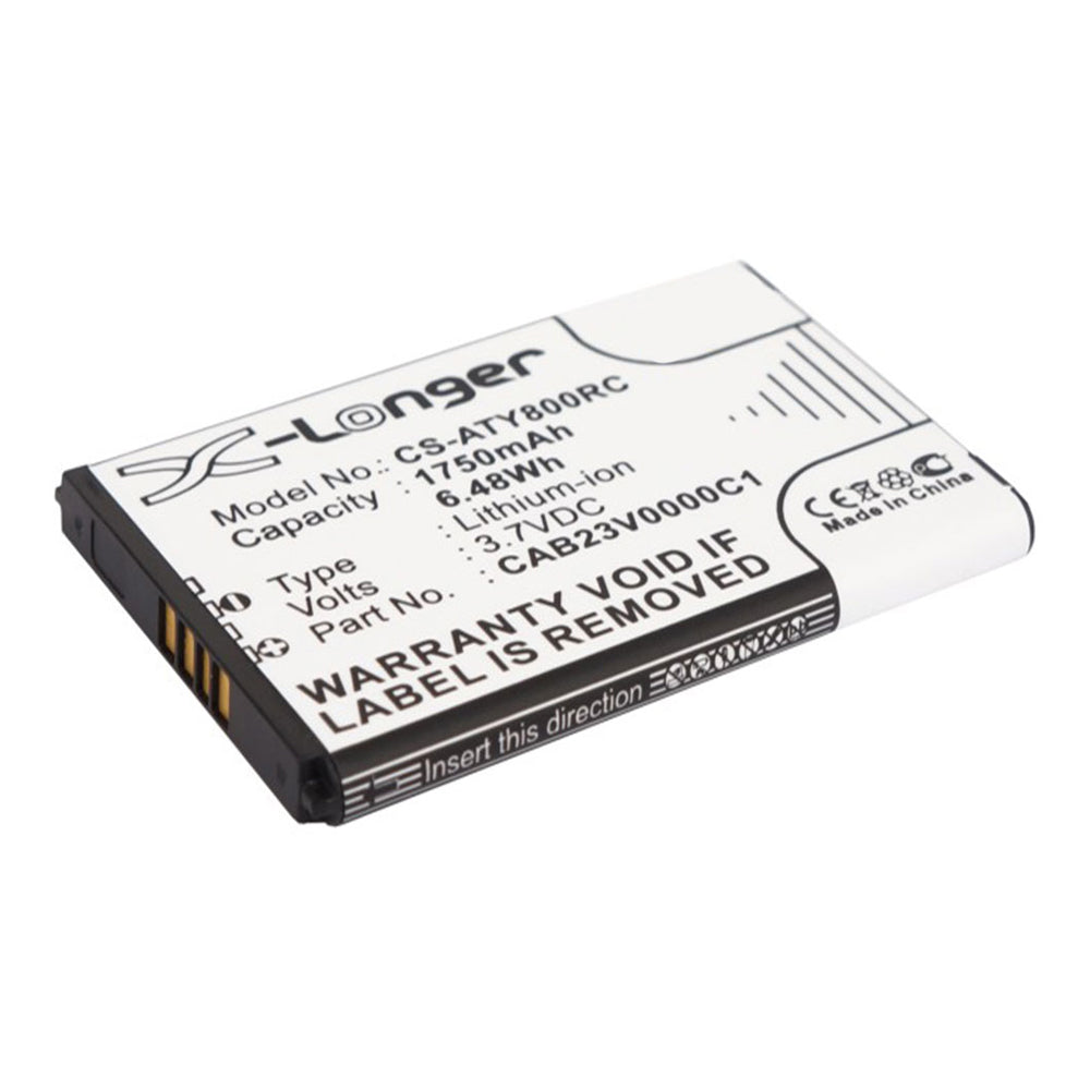 Replacement Battery for Alcatel One Touch Link Y800 - 3.7V 1750mAh Li-ion Battery - Perfect for Smartphone Power Backup & Extended Usage
