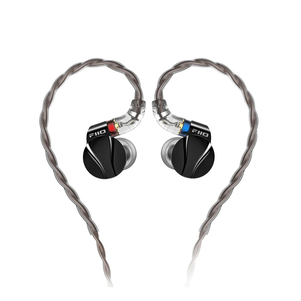 FiiO FD15 13.8mm Magnalium DLC HiFi Dynamic Driver IEMs - Premium In-Ear Monitors for Audiophiles, Music Lovers & Studio Recording - Perfect for Travel, Commuting & Professional Audio Work