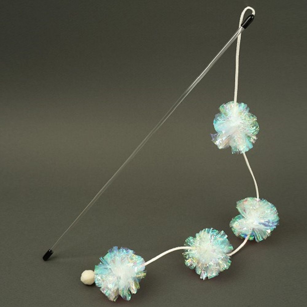 Interactive Cat Teaser Toy - Rustle Ball Stick with Feathers for Playful Kittens - Perfect for Indoor Play, Exercise & Bonding with Your Feline Friend