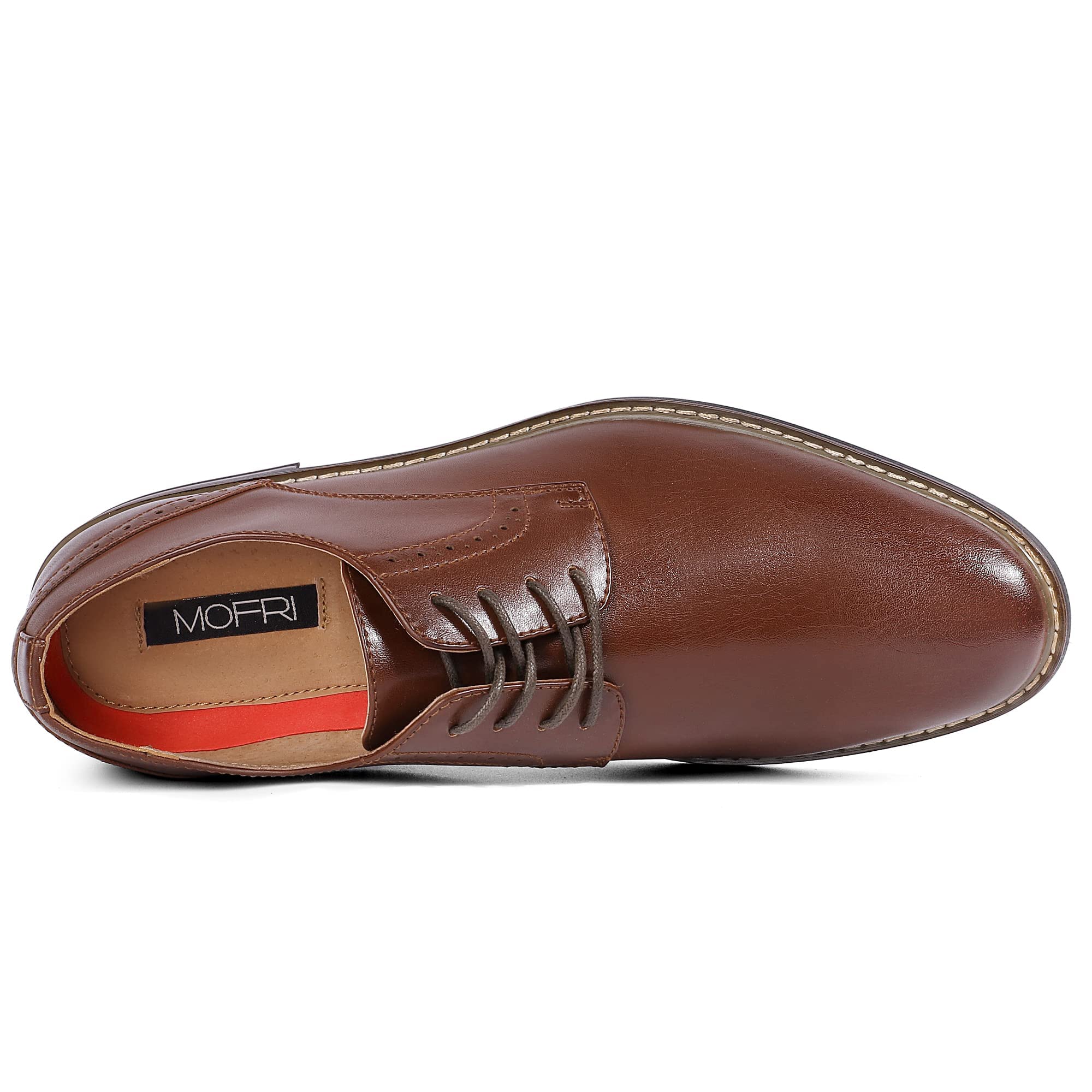 Premium Men's Dress Shoes - Formal Cap Toe Oxford Business Shoes for Men | Comfortable & Stylish | Perfect for Weddings, Office & Special Occasions