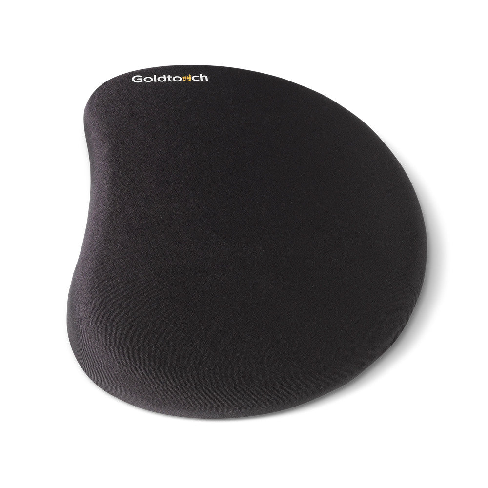 Ergonomic Goldtouch Gel-Filled Mouse Pad - Black | Comfortable Wrist Support for Office, Gaming & Computer Work | Non-Slip Base for Home & Professional Use