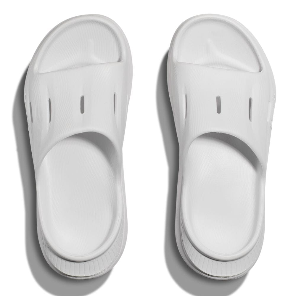 Hoka Ora Recovery Slide 3 - White | Comfortable Post-Workout Sandals for Men & Women | Perfect for Gym, Poolside & Home Relaxation