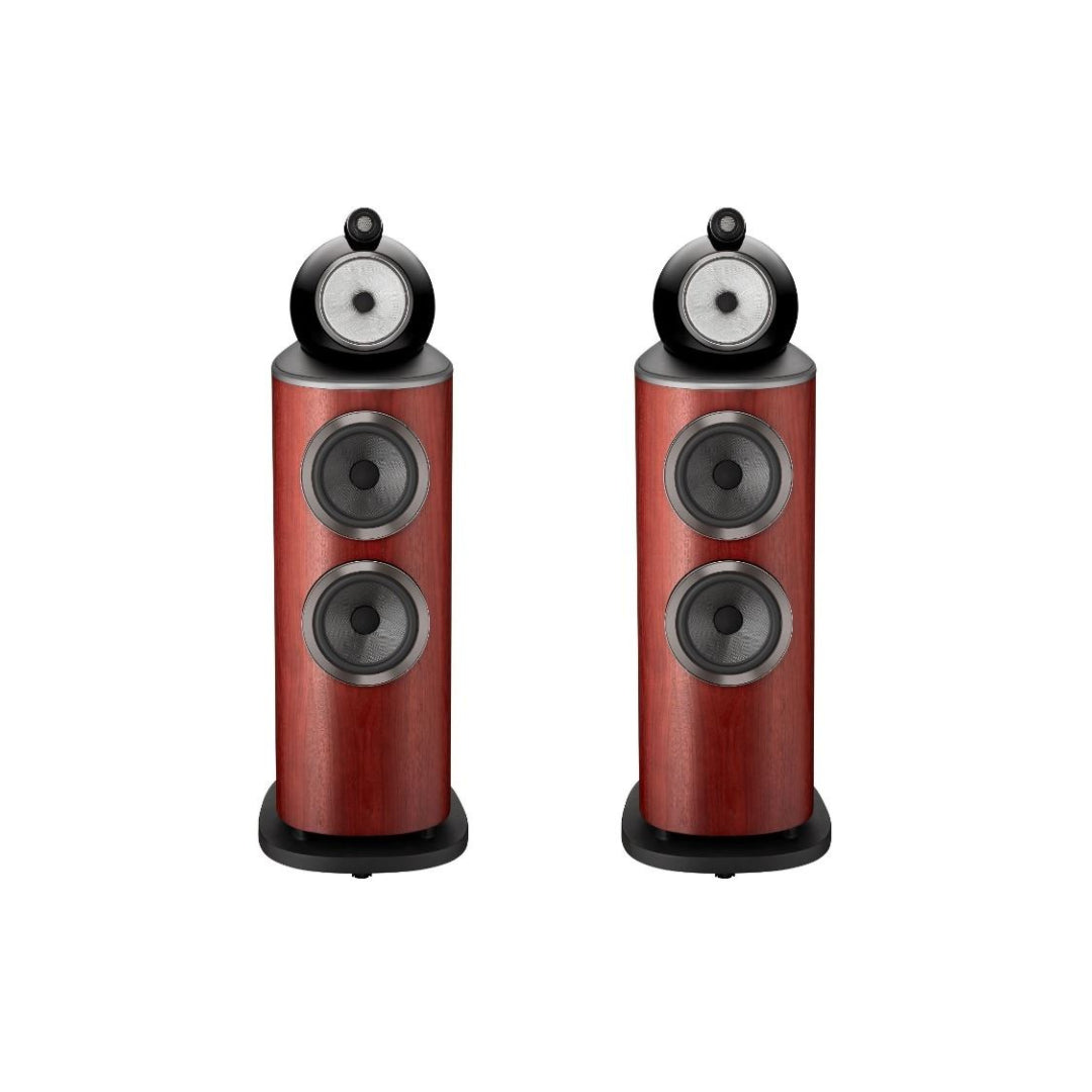 B&W 802 D4 Premium Floorstanding Speakers - B Stock Pair (High-End Audio, Home Theater, Music Listening)