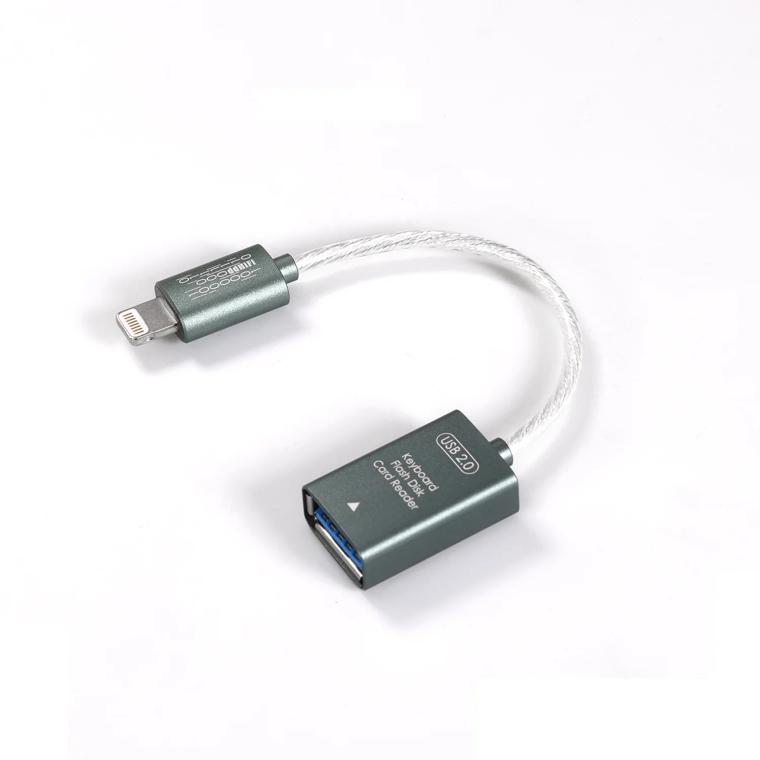 DD ddHiFi MFi06F (2.0) Lightning to USB A OTG Data Cable - Fast Charging & Sync for iPhone, iPad - Perfect for Music Streaming, File Transfer & Car Play
