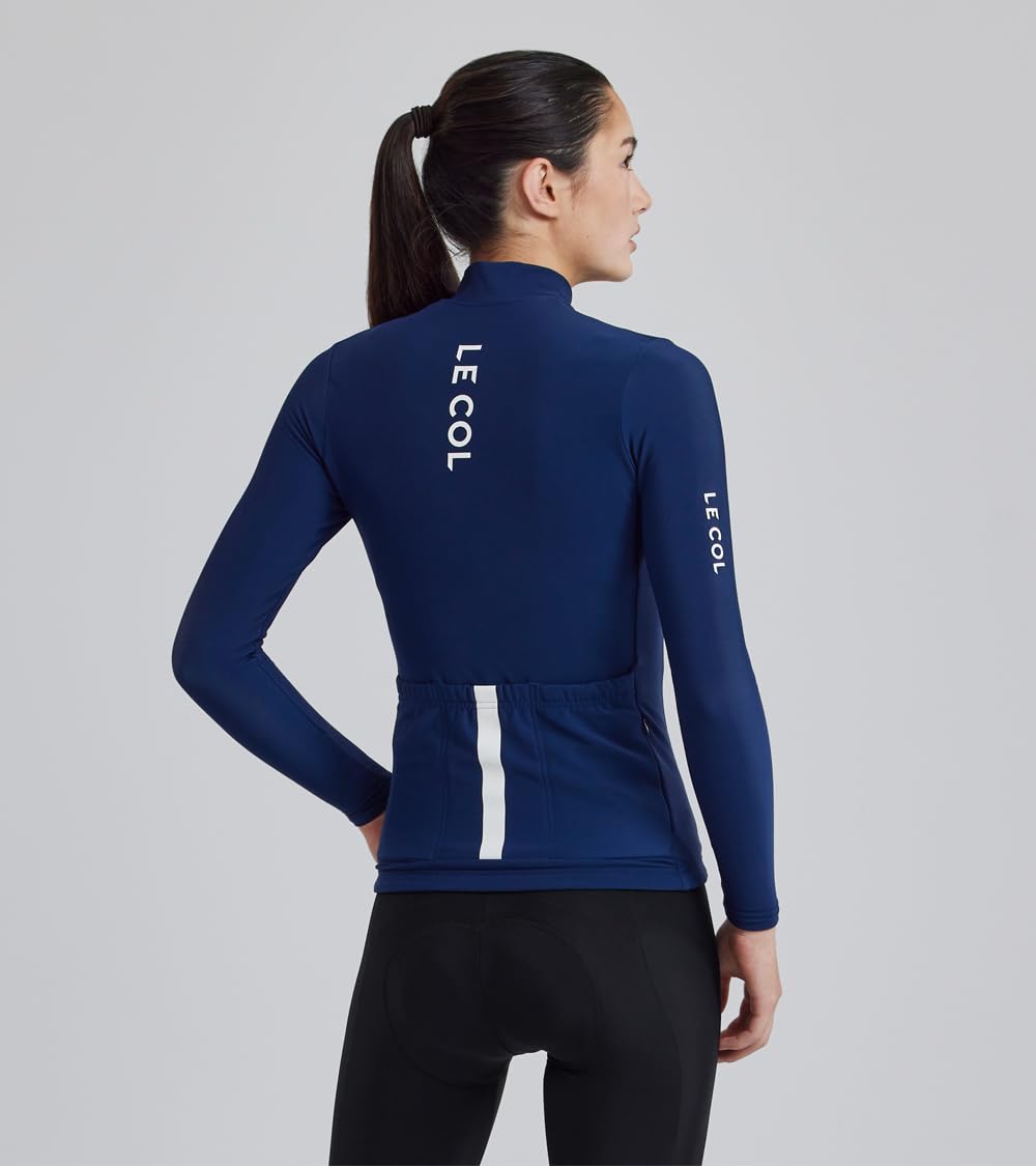 Women's Pro Aqua Zero Long Sleeve Cycling Jersey - Breathable Water Resistant Bike Shirt with Rear Pockets & Zip Closure | Perfect for Road Biking, Mountain Cycling & Outdoor Sports