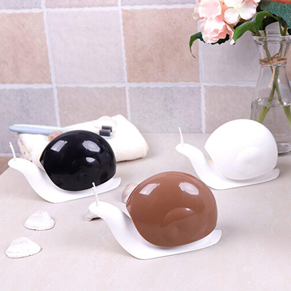 Snail-Shaped Press-Type Liquid Soap Dispenser - 120ml White PP Hand Wash Dispenser for Bathroom, Kitchen & Travel | Home, Hotel & Office Use